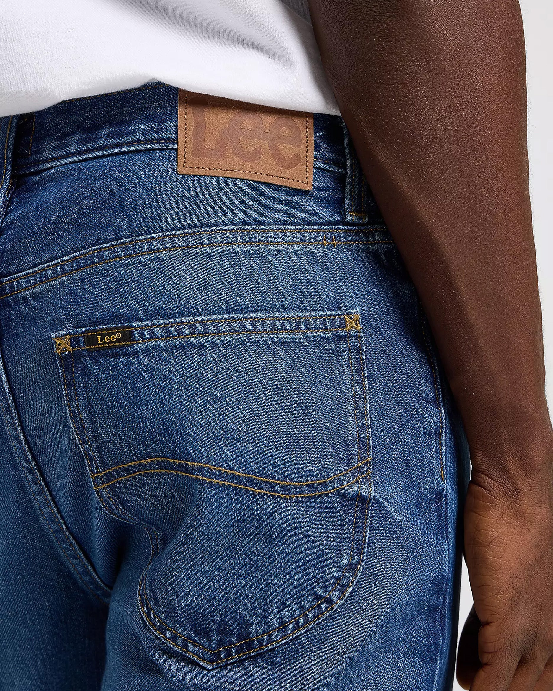 Lee West Relaxed Straight Mens Jeans - Flirt Alert - Image 2