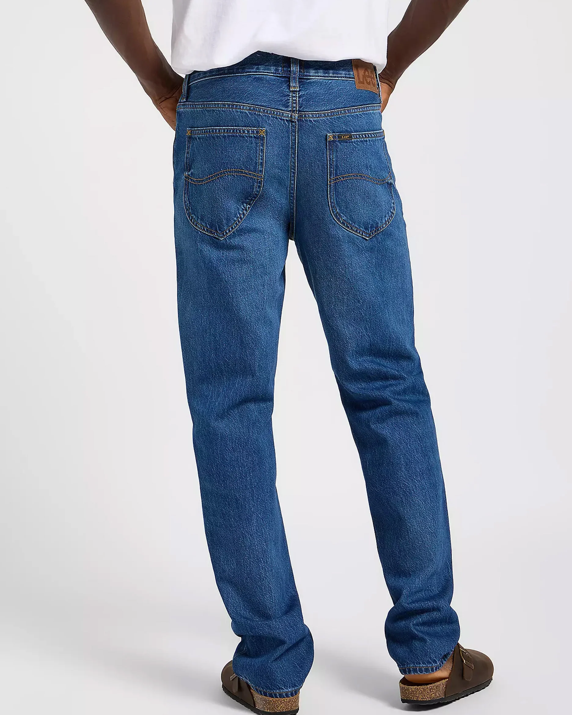 Lee West Relaxed Straight Mens Jeans - Flirt Alert - Image 4
