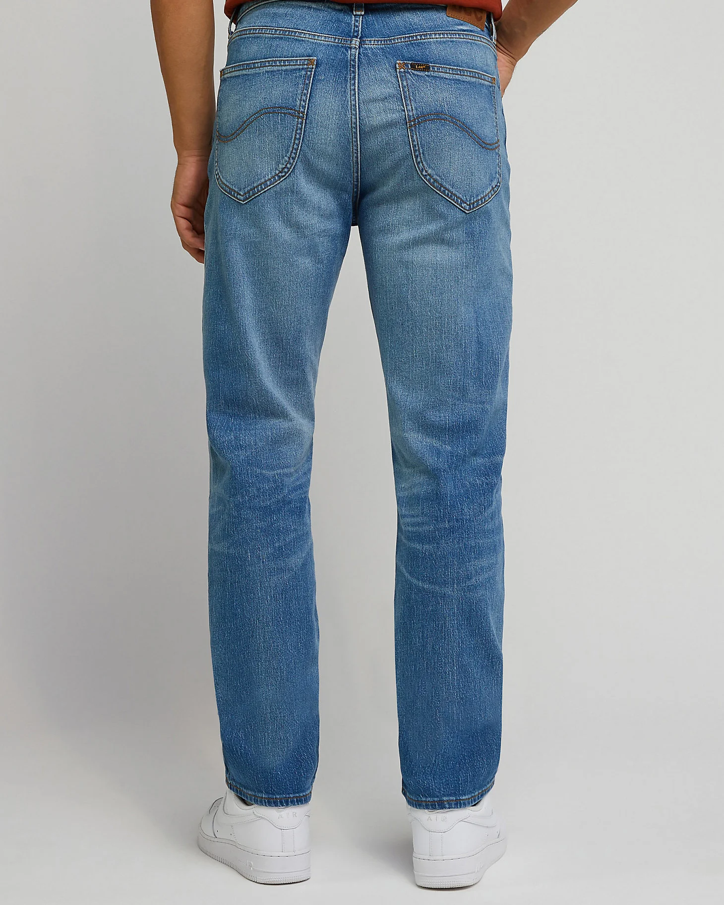 Lee West Relaxed Straight Mens Jeans - Vintage Wear - Image 3