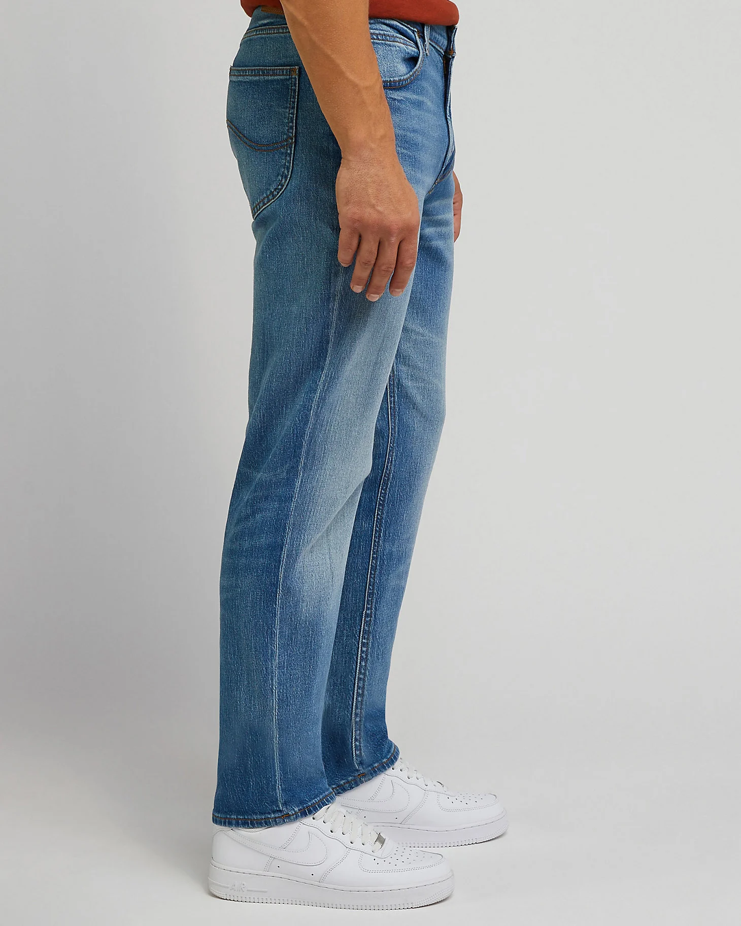 Lee West Relaxed Straight Mens Jeans - Vintage Wear - Image 4