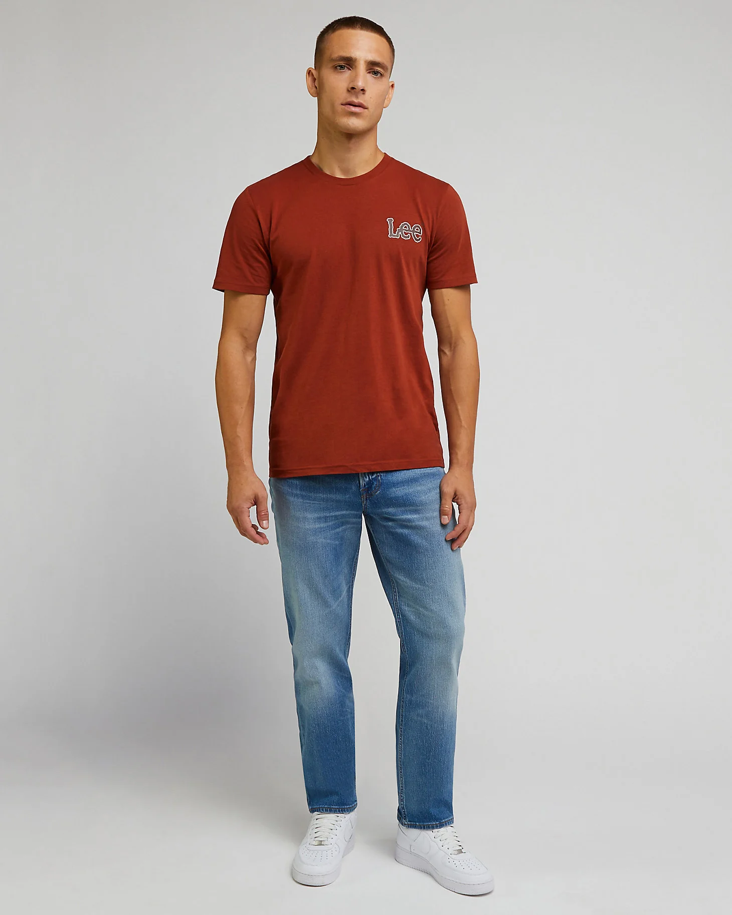 Lee West Relaxed Straight Mens Jeans - Vintage Wear - Image 5