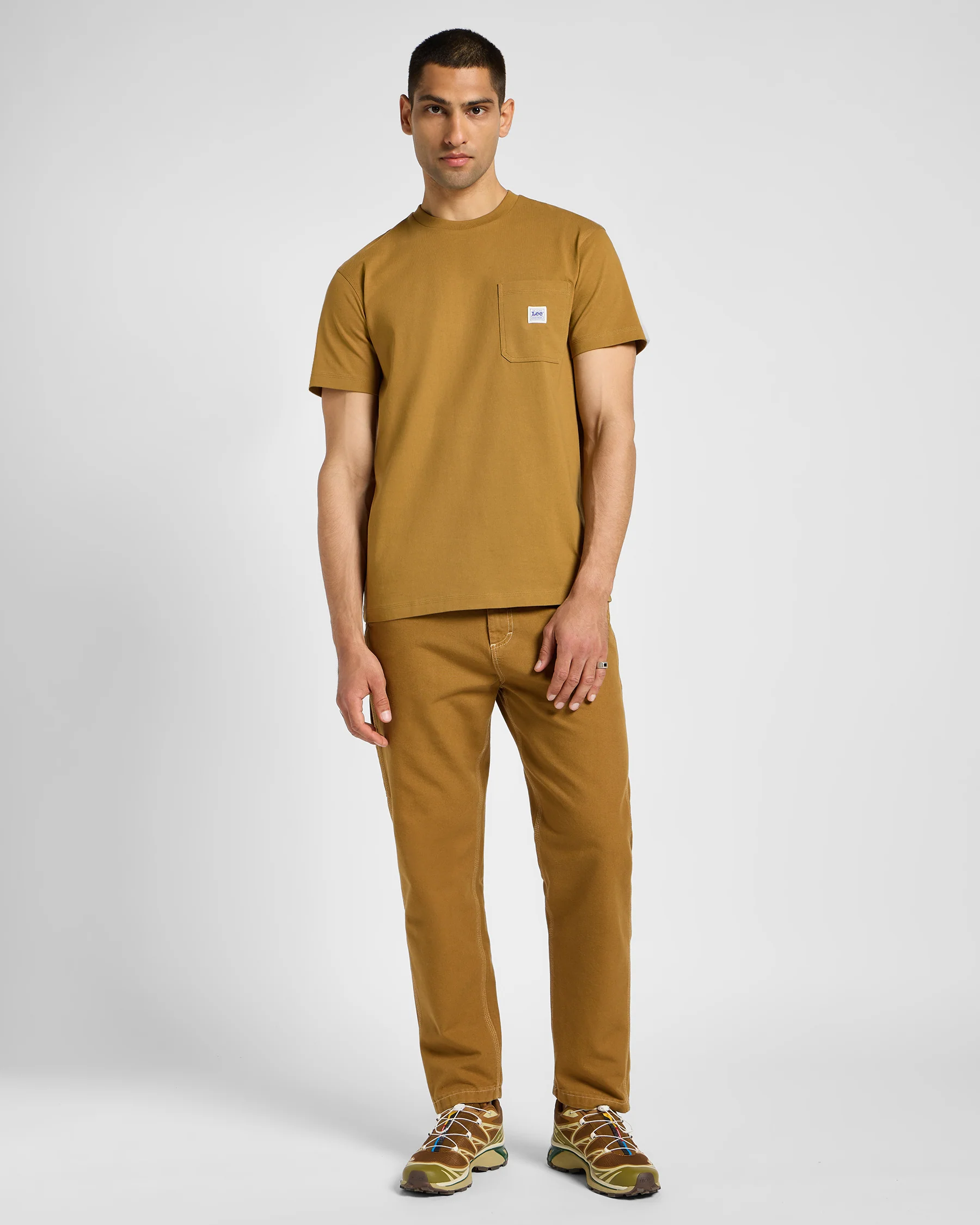 Lee Workwear Pocket Tee - Glazed Ginger - Image 3