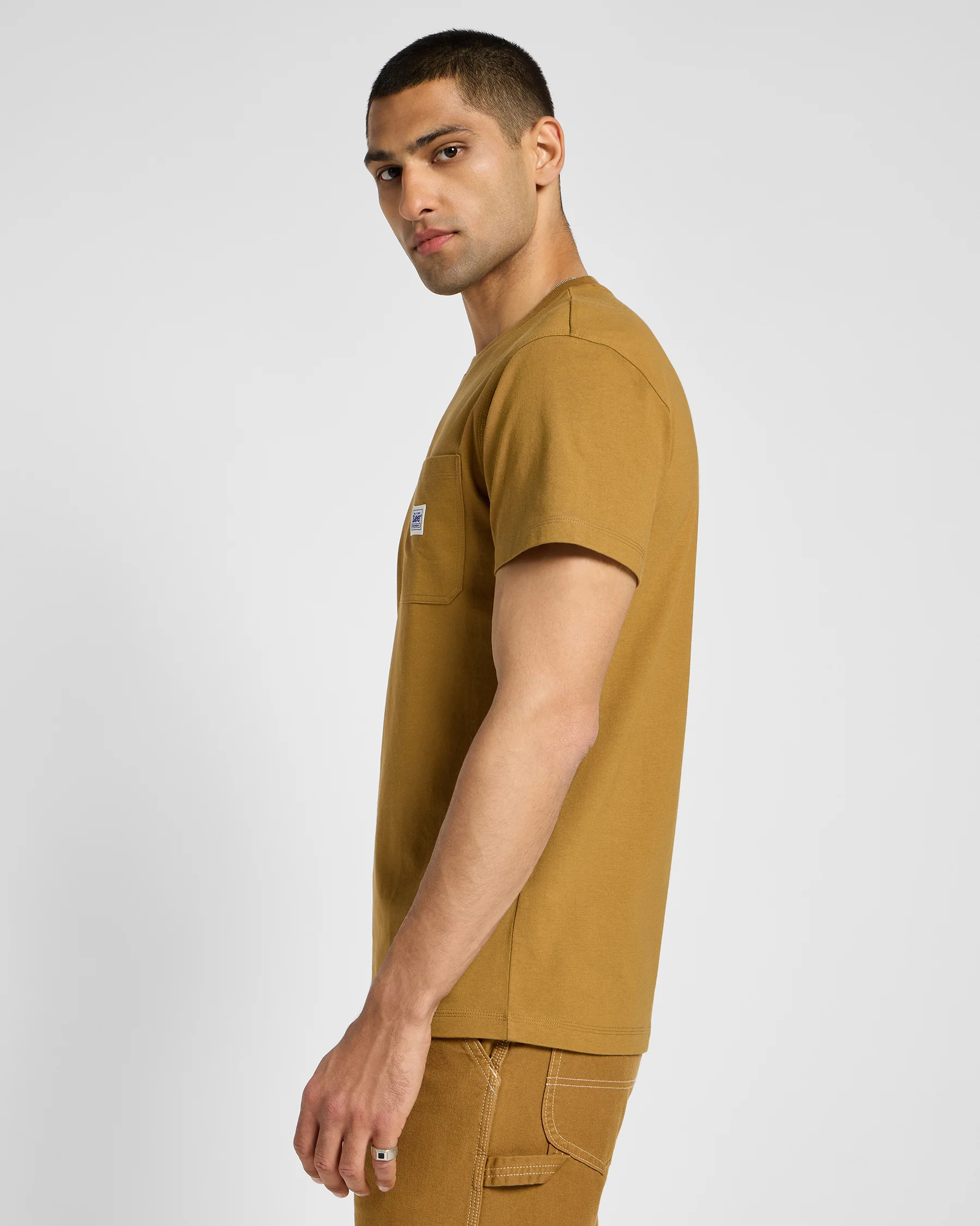 Lee Workwear Pocket Tee - Glazed Ginger - Image 4