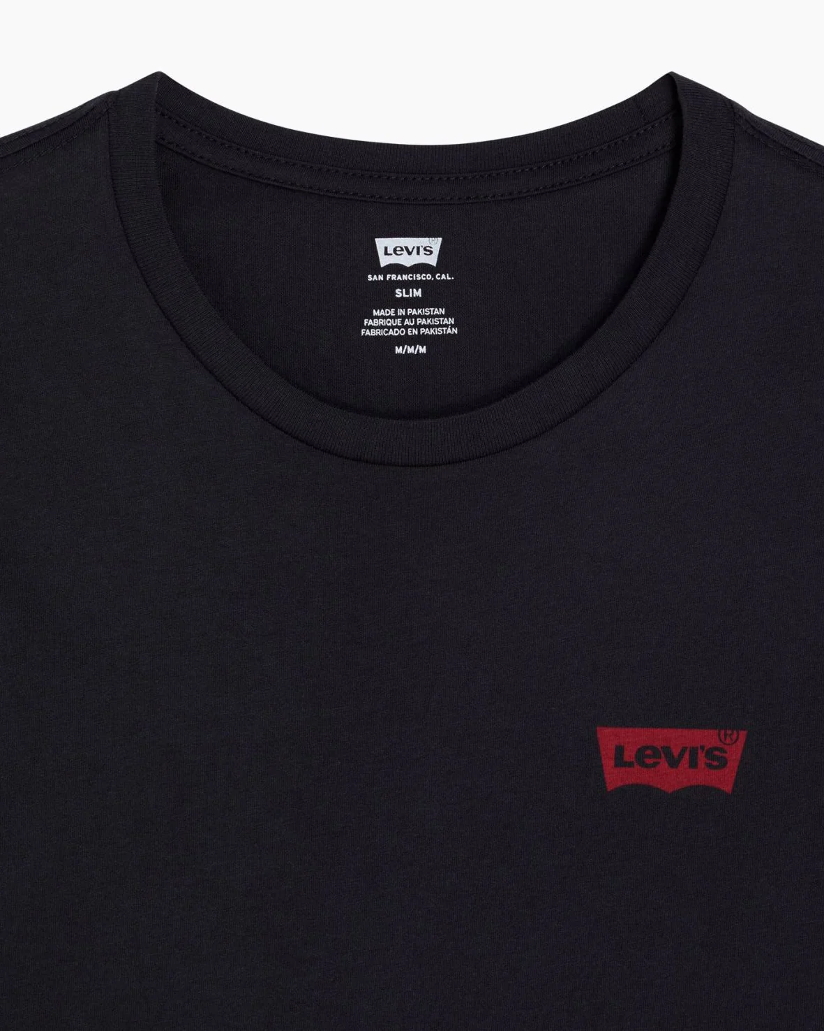 Levi's® 2-Pack Housemark Graphic Crewneck Tees - White / Caviar - Image 4