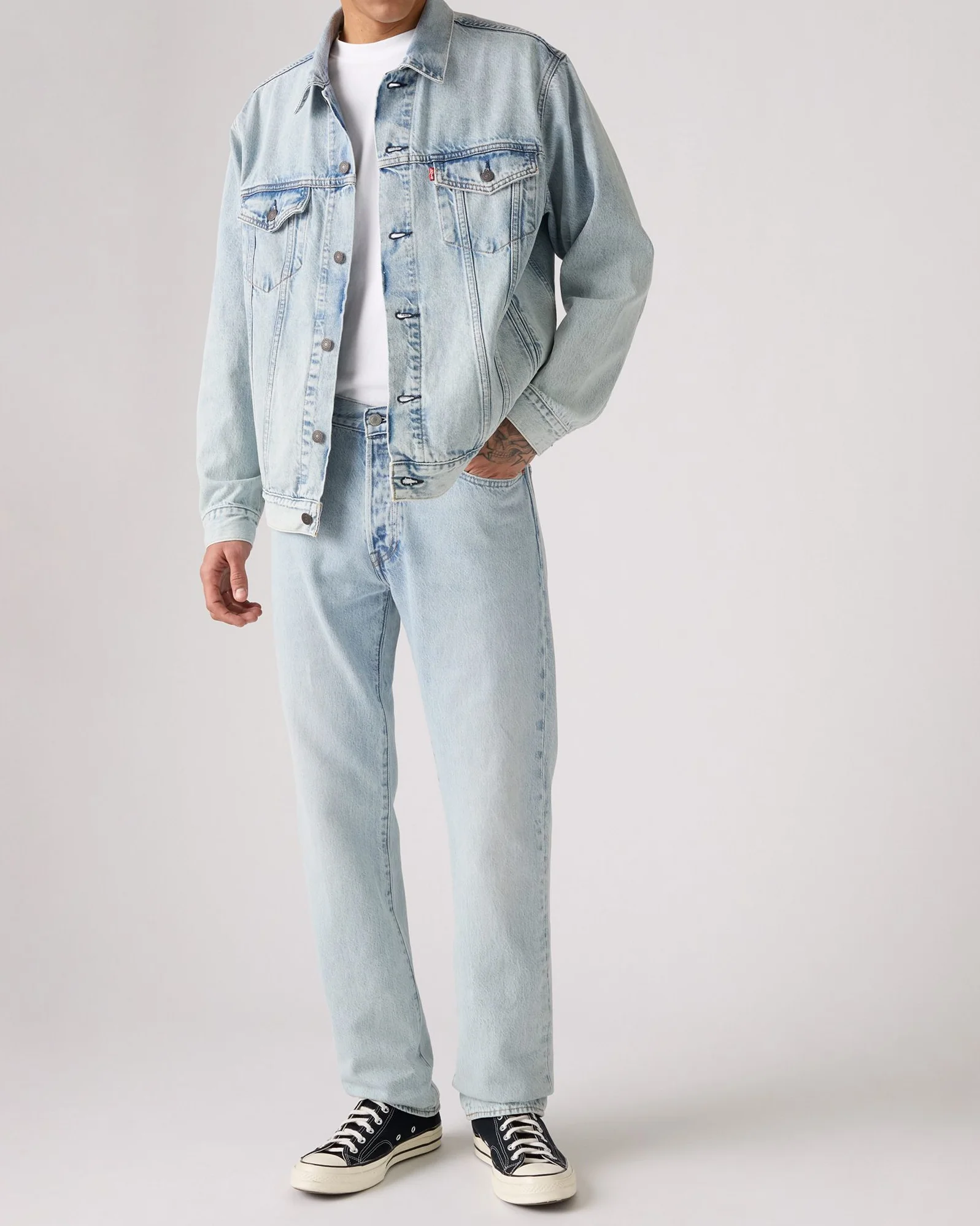 Levi's® 501 Original Regular Fit Mens Jeans - Brightside - Image 3