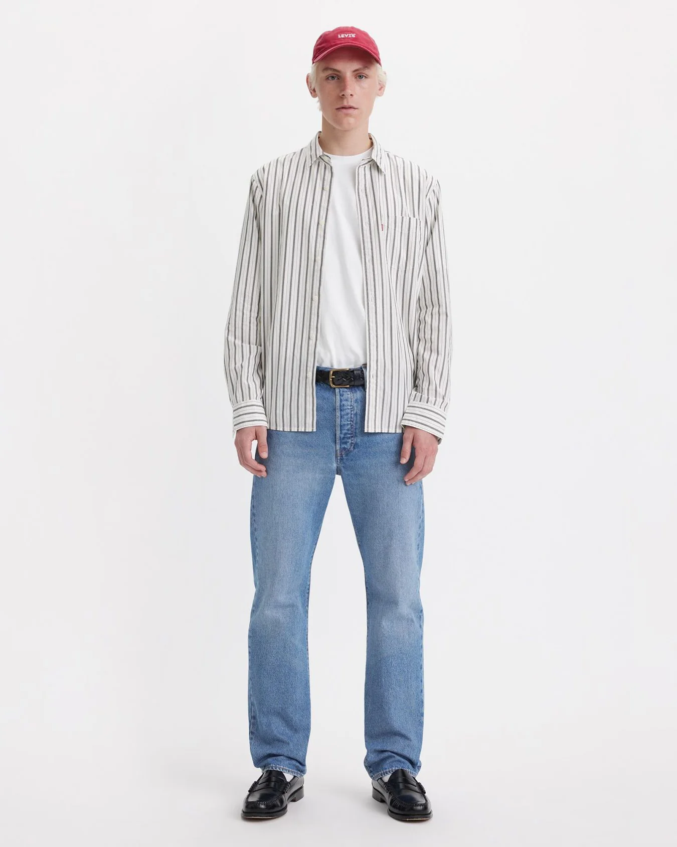 Levi's® 501 Original Regular Fit Mens Jeans - Chemicals - Image 3