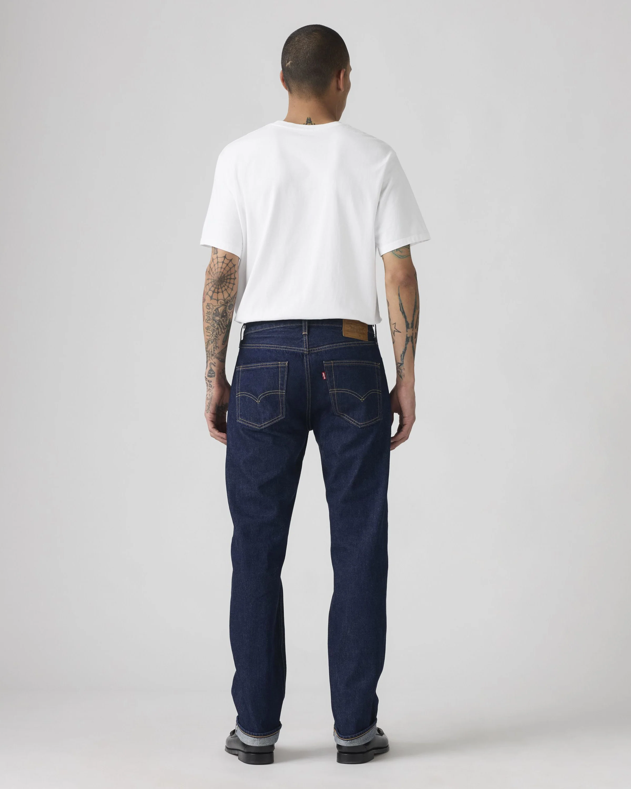 Levi's® 501 Original Regular Fit Selvedge Mens Jeans - New Selvedge Rinse - Image 6