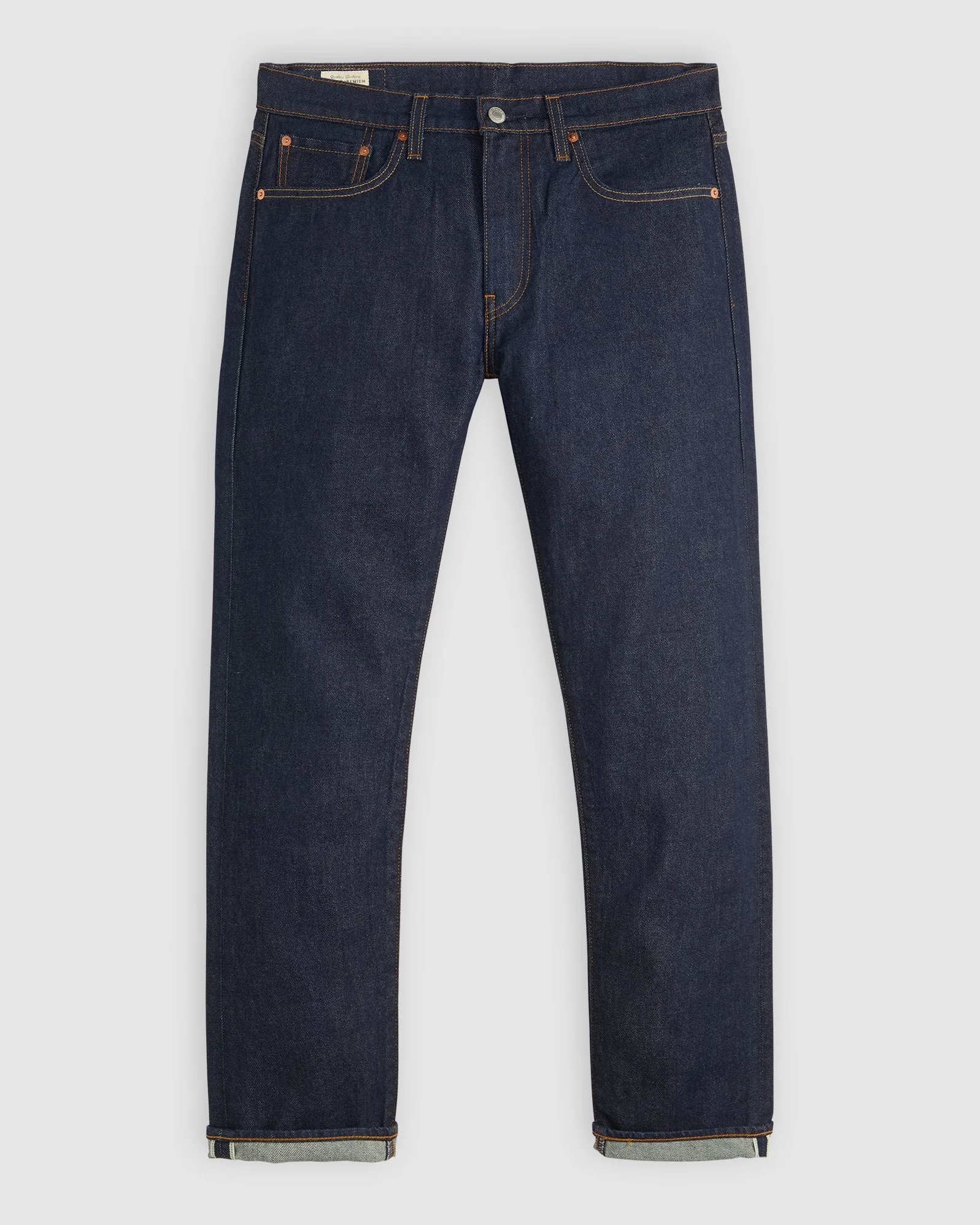Levi's® 502 Regular Tapered Selvedge Mens Jeans - Don't Be So Rigid - Image 7