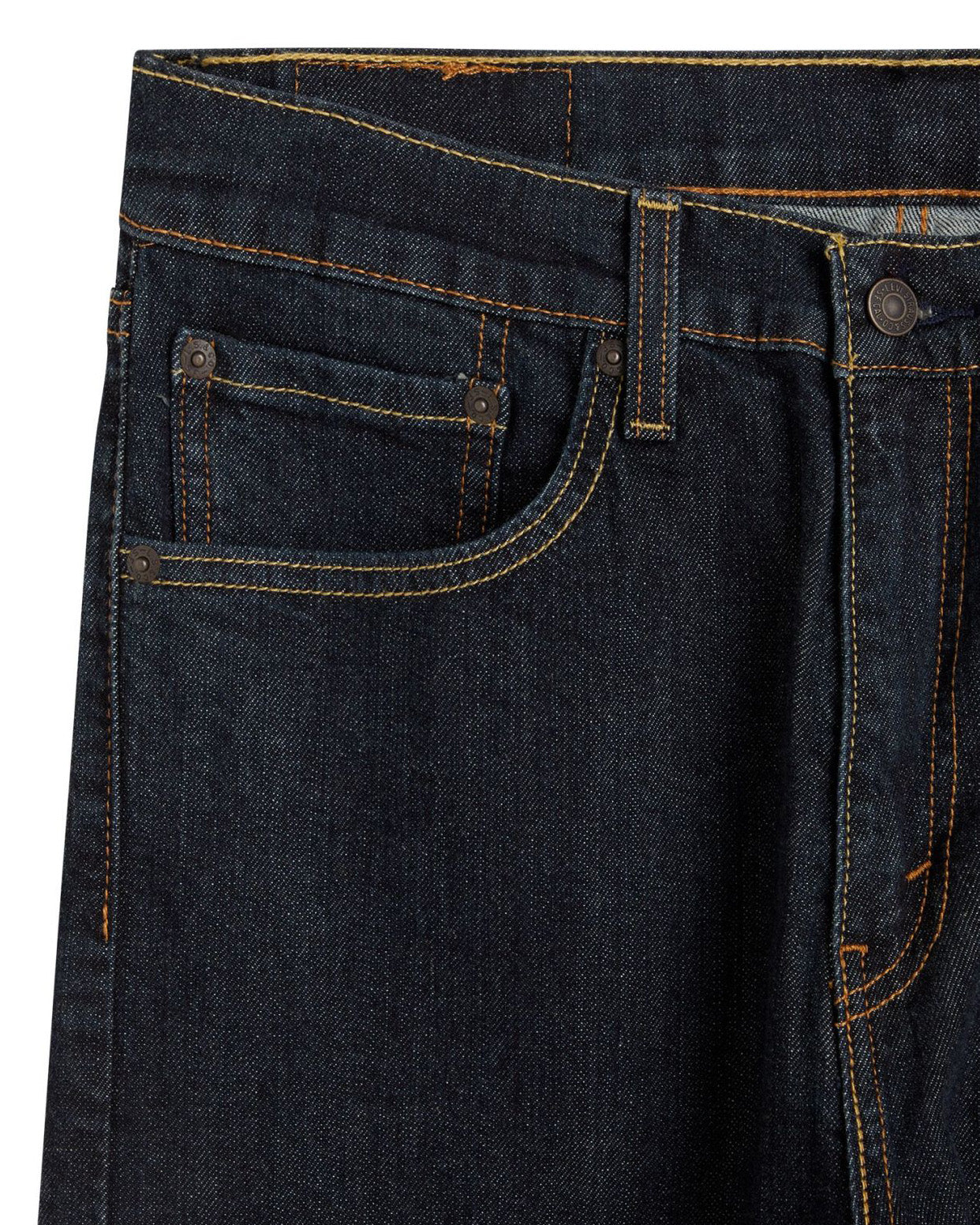 Levi's® 505 Regular Fit Mens Jeans - Dark Rinse - Image 9