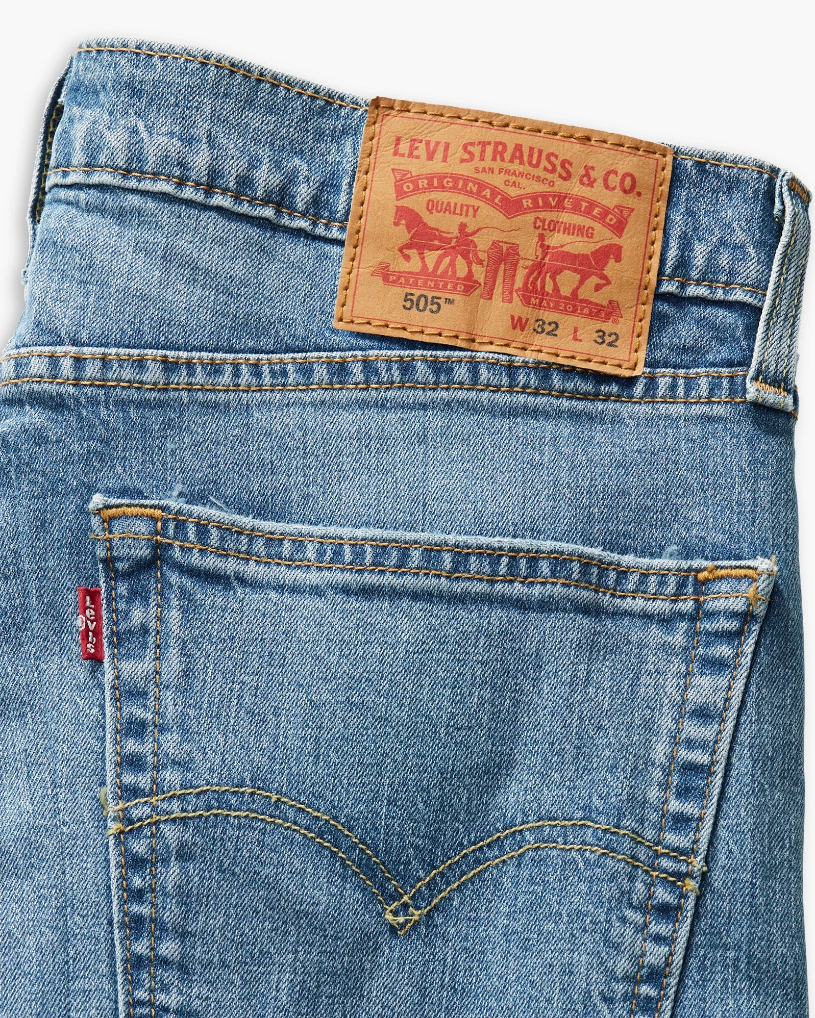 Levi's® 505 Regular Fit Mens Jeans - Hats Off - Image 2