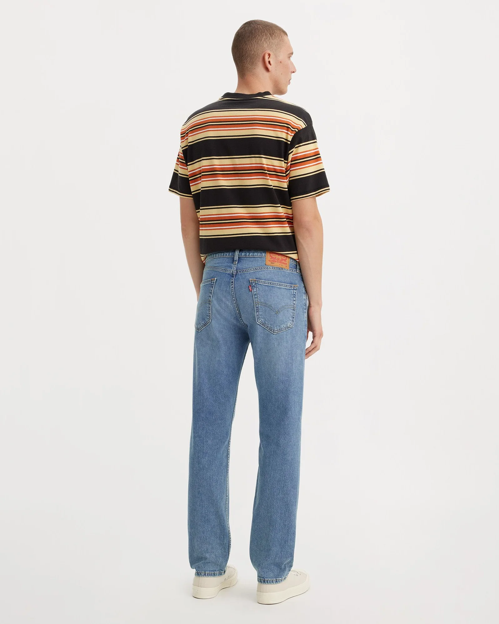 Levi's® 505 Regular Fit Mens Jeans - Hats Off - Image 5