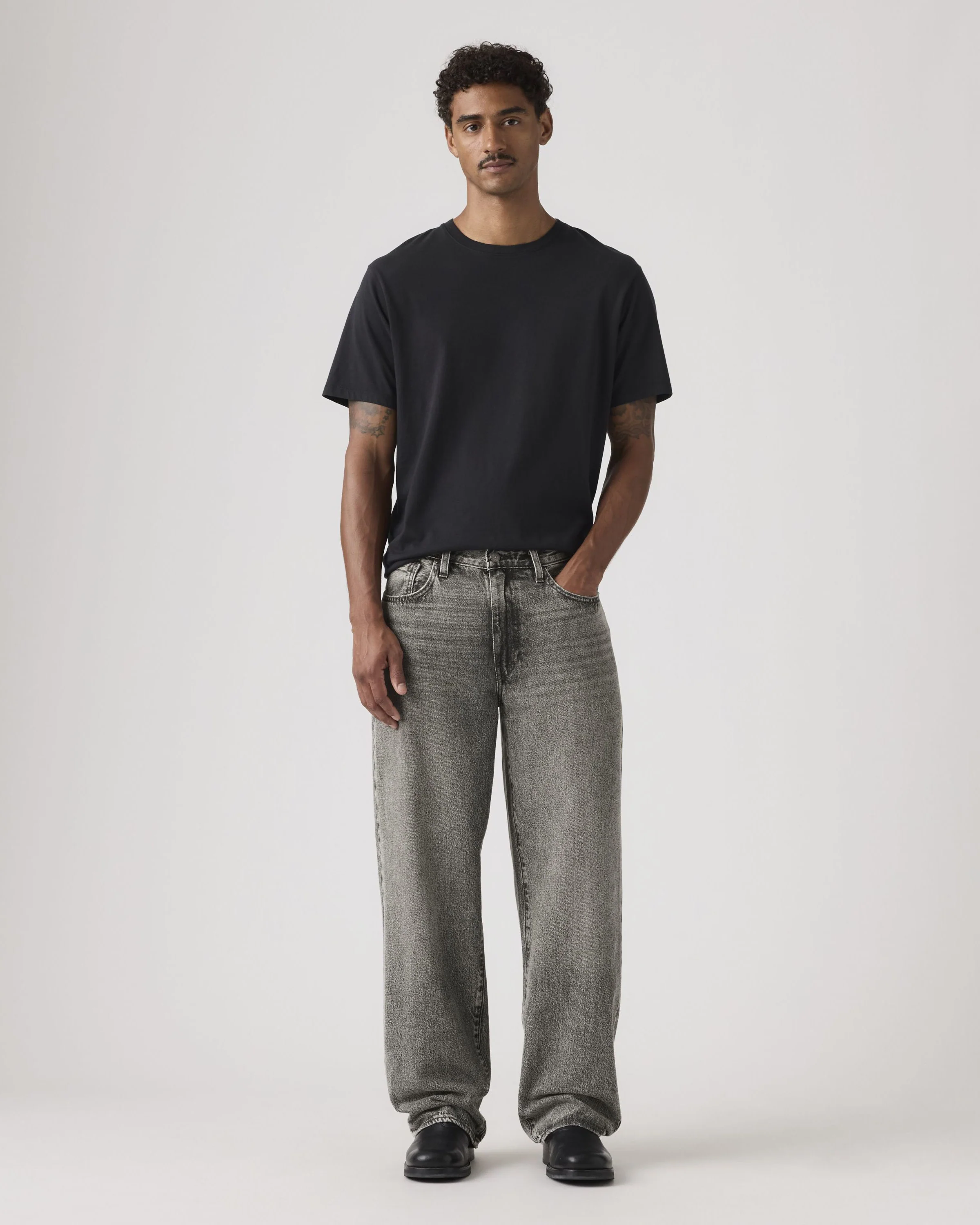 Levi's® 578 Baggy Fit Mens Jeans - Grey Nights - Image 4