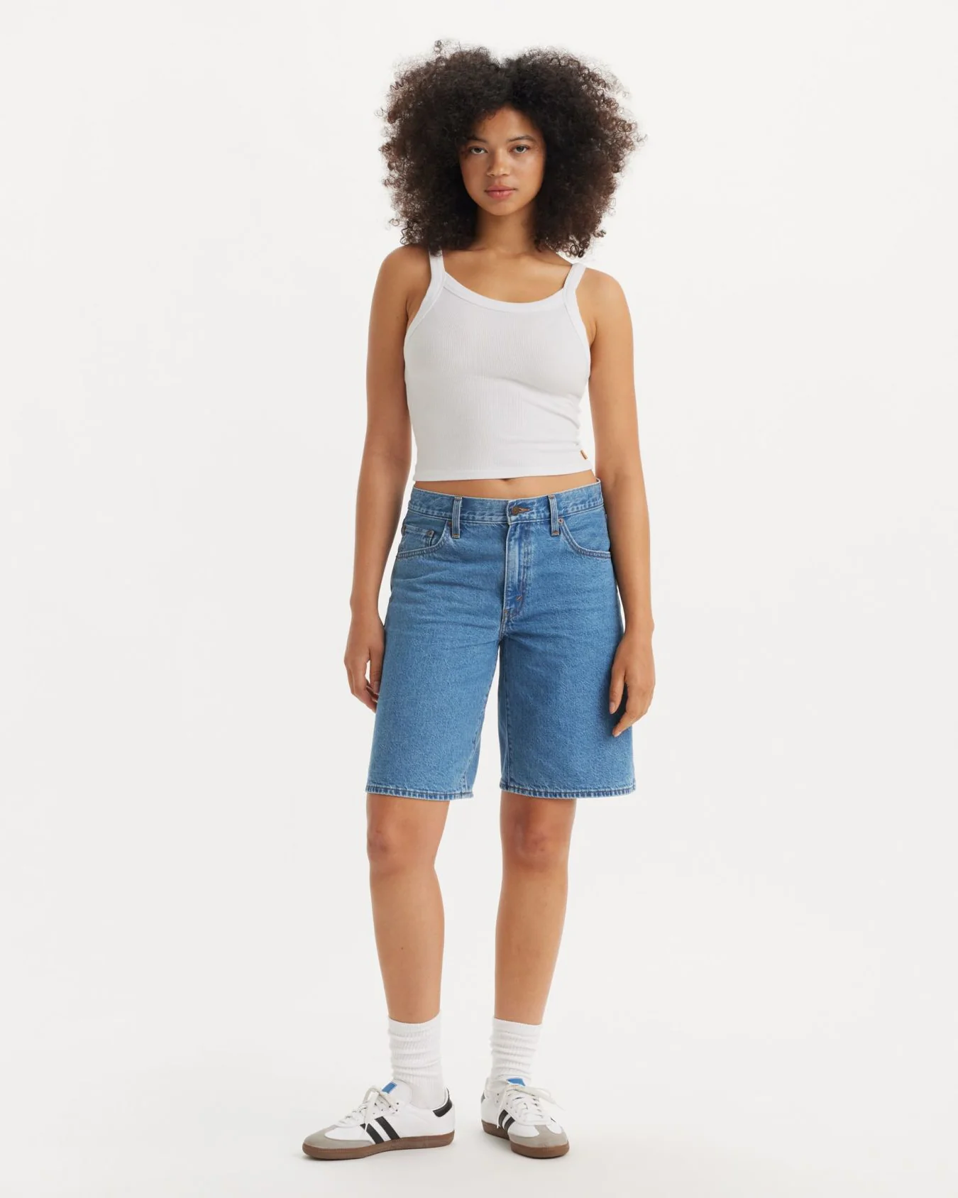 Levi's® Womens Baggy Dad Loose Fit Jorts - Foolish Love - Image 4