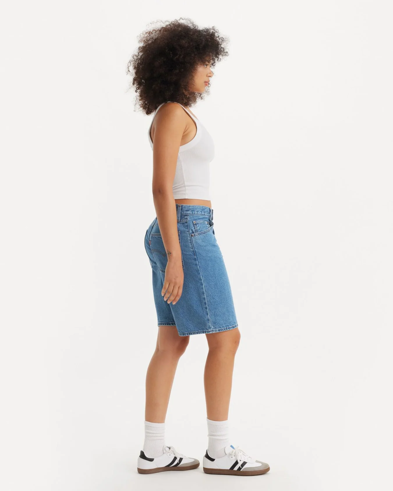 Levi's® Womens Baggy Dad Loose Fit Jorts - Foolish Love - Image 5