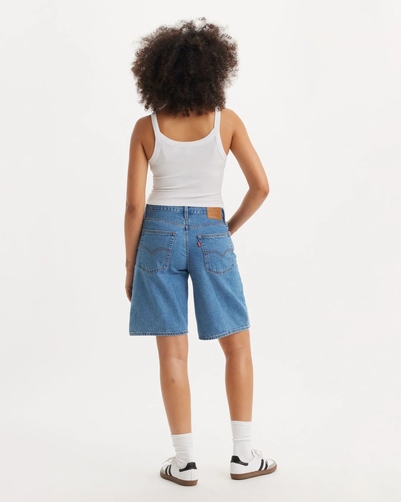 Levi's® Womens Baggy Dad Loose Fit Jorts - Foolish Love - Image 6