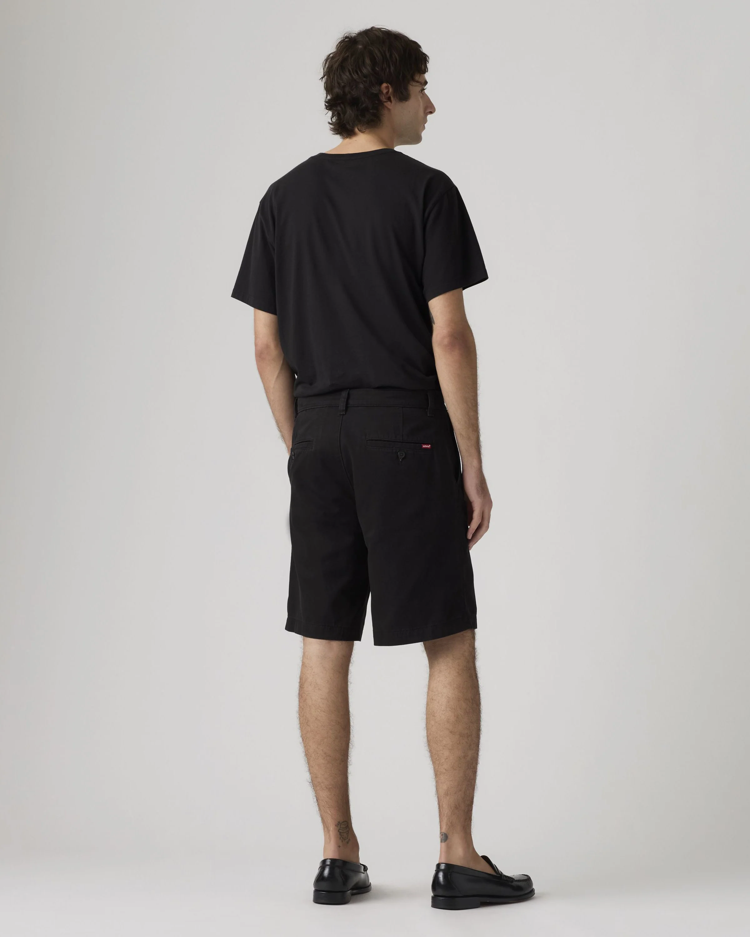 Levi's® Baggy Pleated Shorts - Mineral Black - Image 6