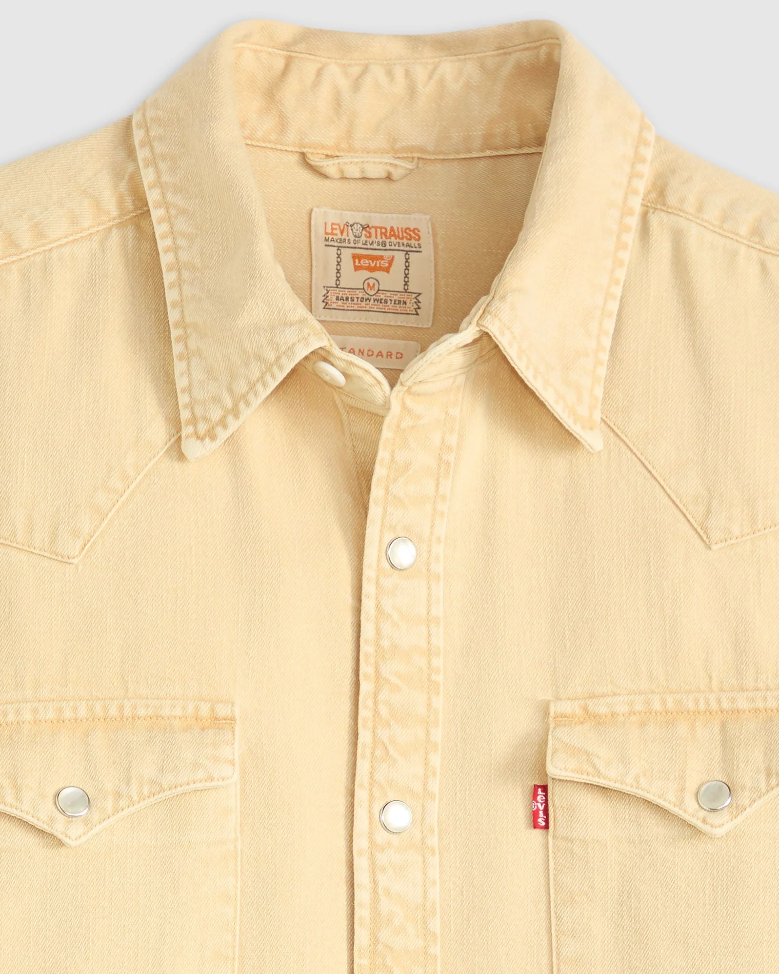 Levi's® Barstow Western Standard Shirt - Grass Is Green Khaki GD - Image 5