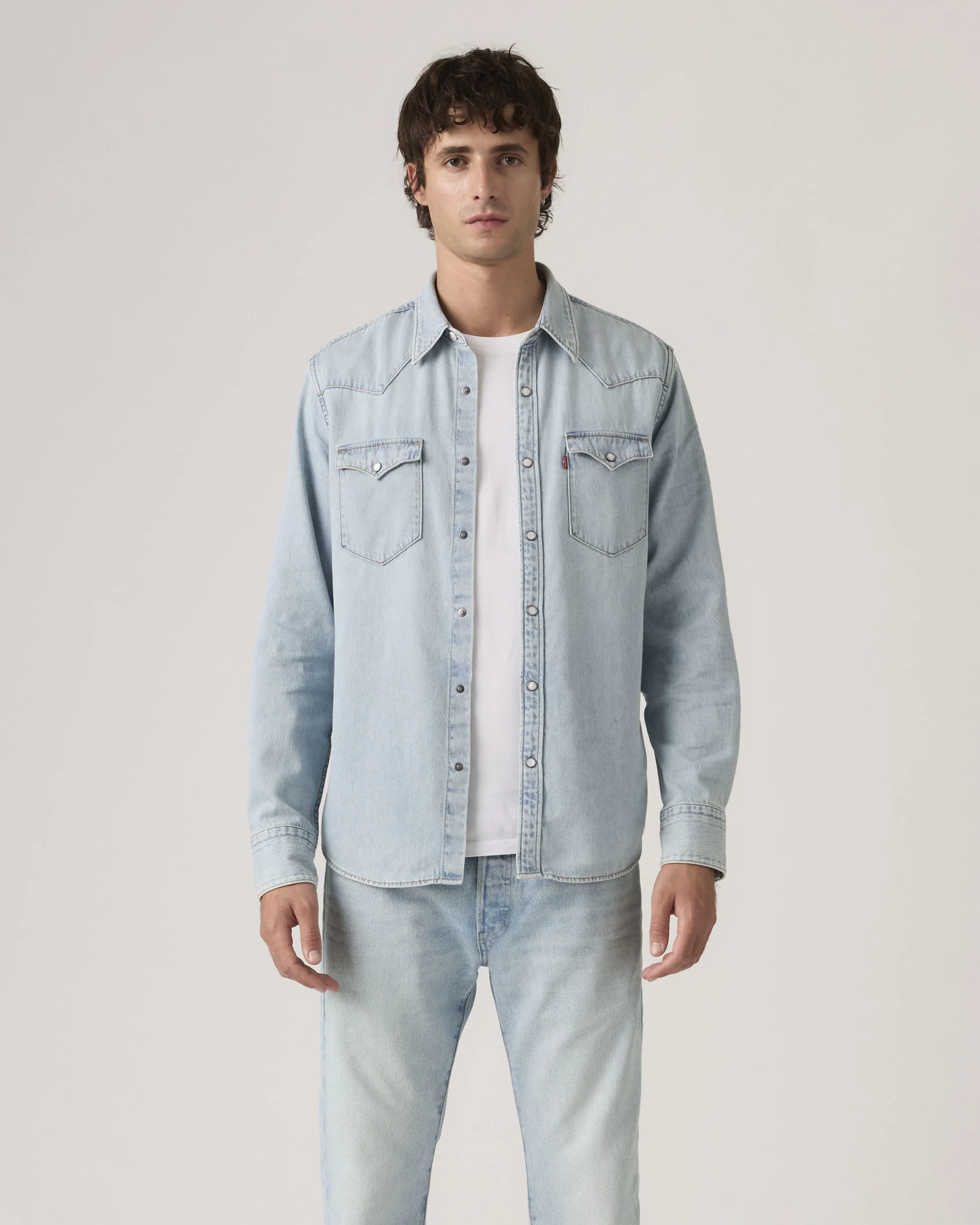 Levi's® Barstow Western Standard Denim Shirt - Solucell Worn In