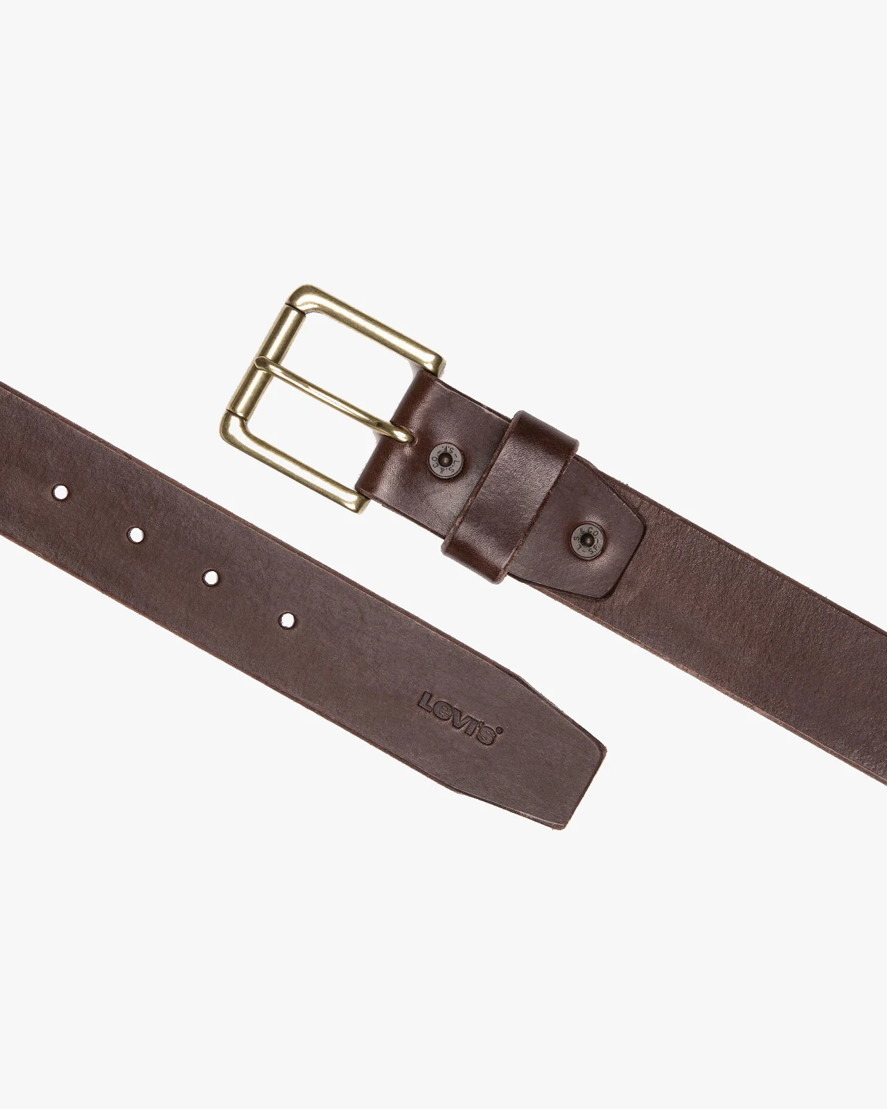 Levi's® Heritage Leather Belt - Mammoth Brown - Image 2