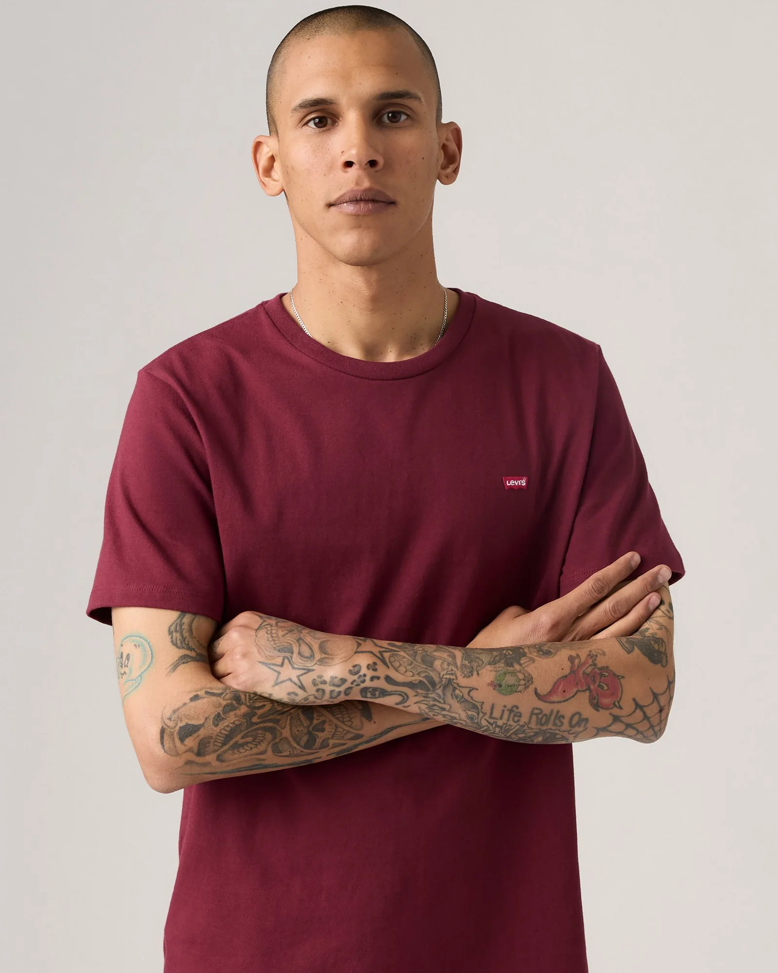 Levi's® Original HM Tee - Tawny Port - Image 3