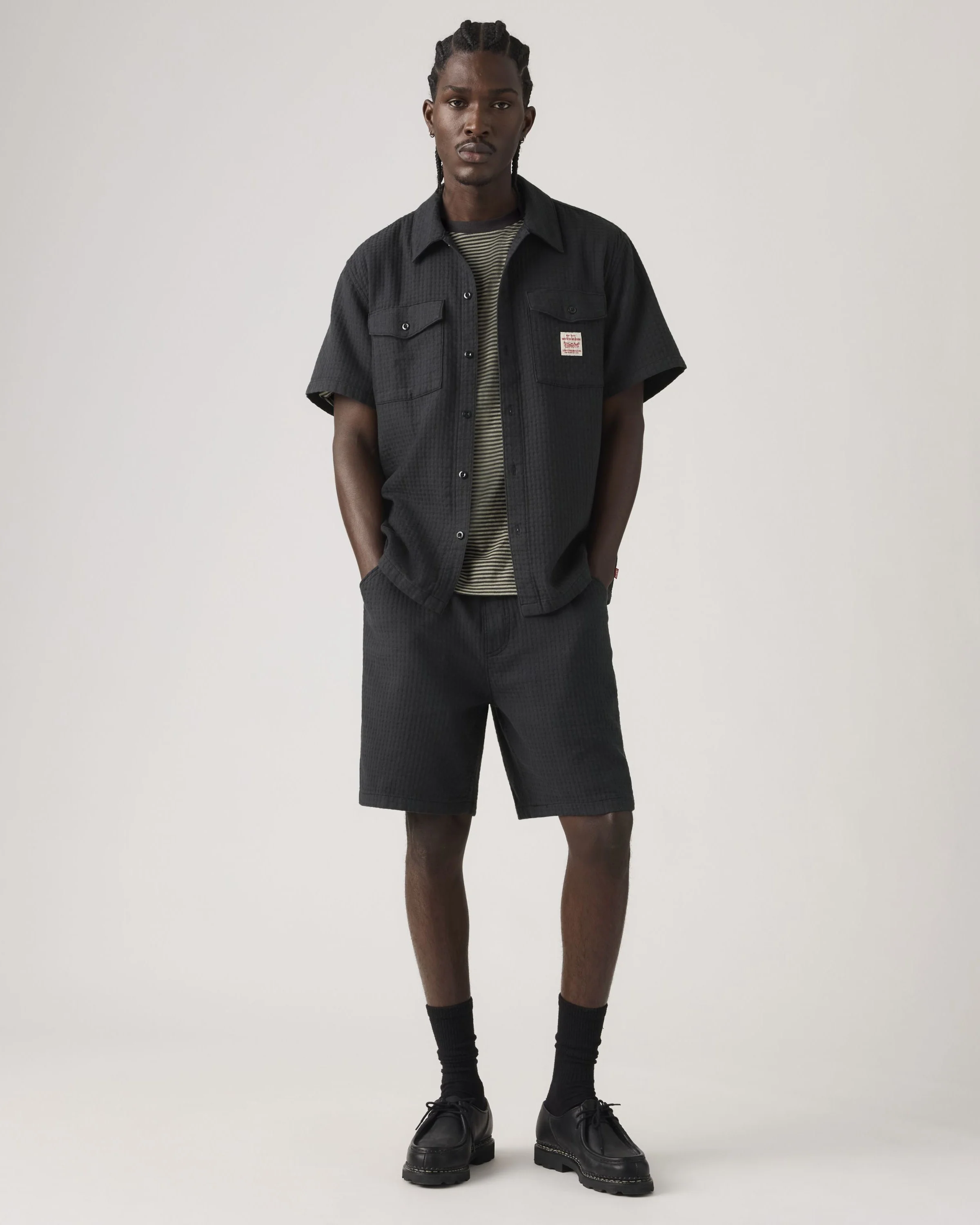 Levi's® Pull-On Work Short - Dark Phantom Dobby - Image 3