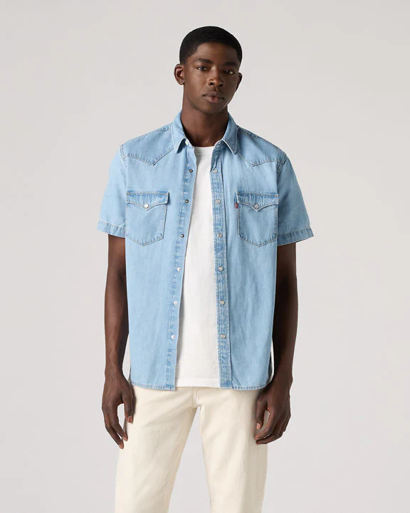Levi's® S/S Classic Western Shirt - Franklin Stonewash