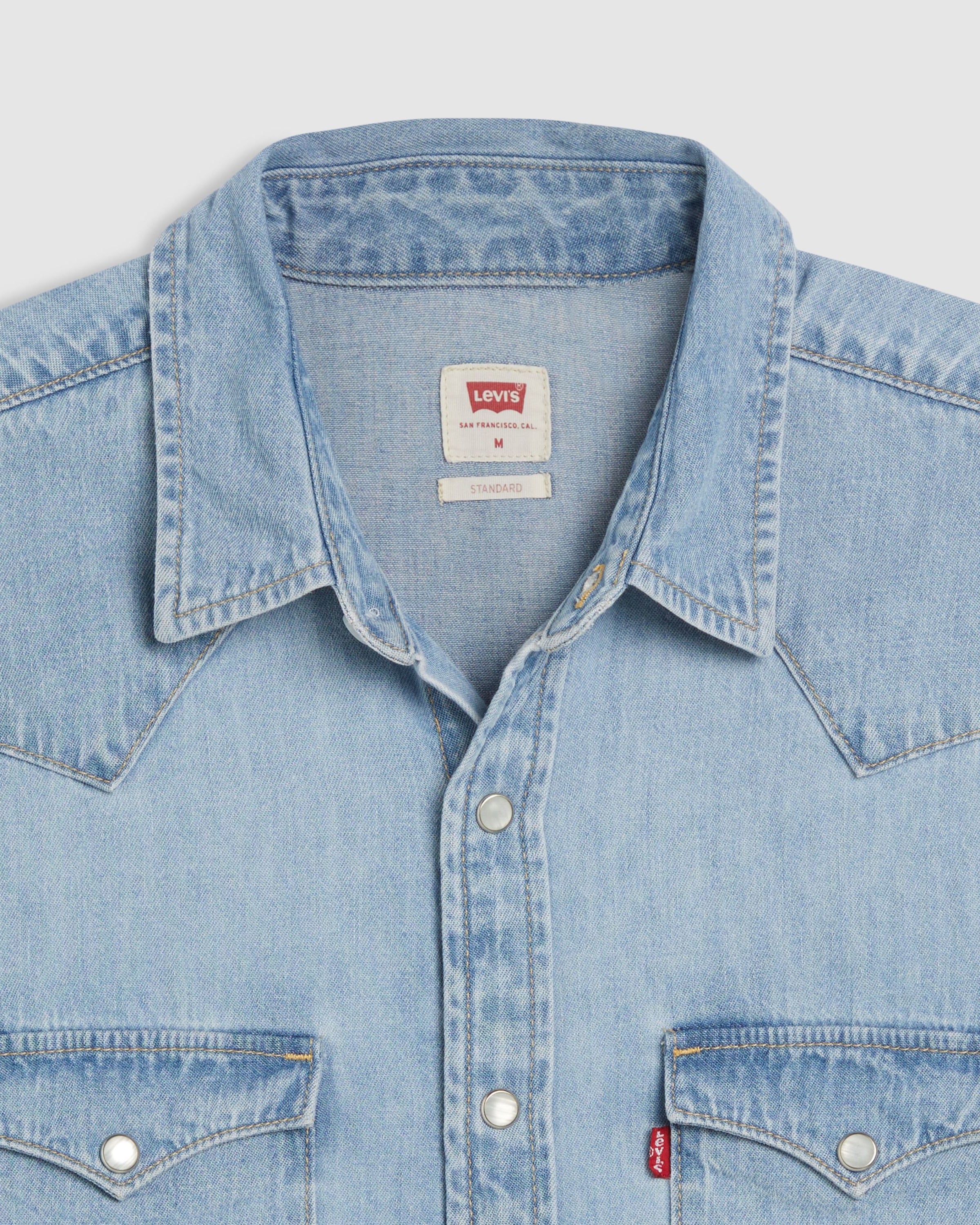 Levi's® S/S Classic Western Shirt - Franklin Stonewash - Image 3