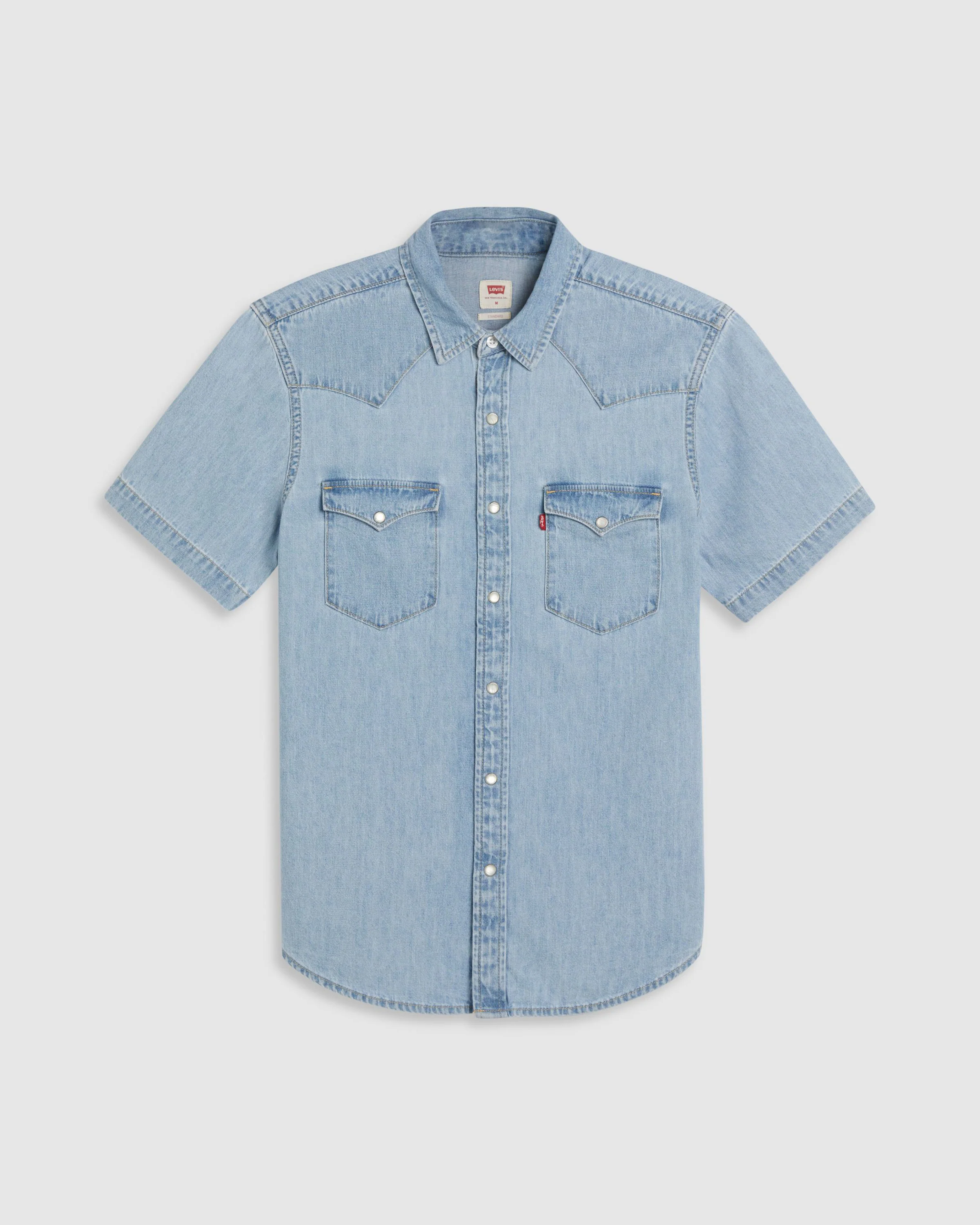 Levi's® S/S Classic Western Shirt - Franklin Stonewash - Image 4
