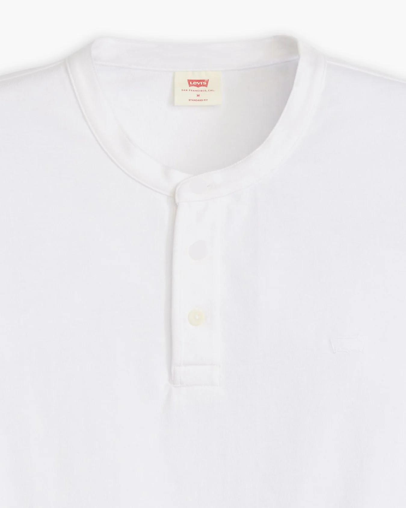 Levi's® S/S Housemark Henley - White - Image 5