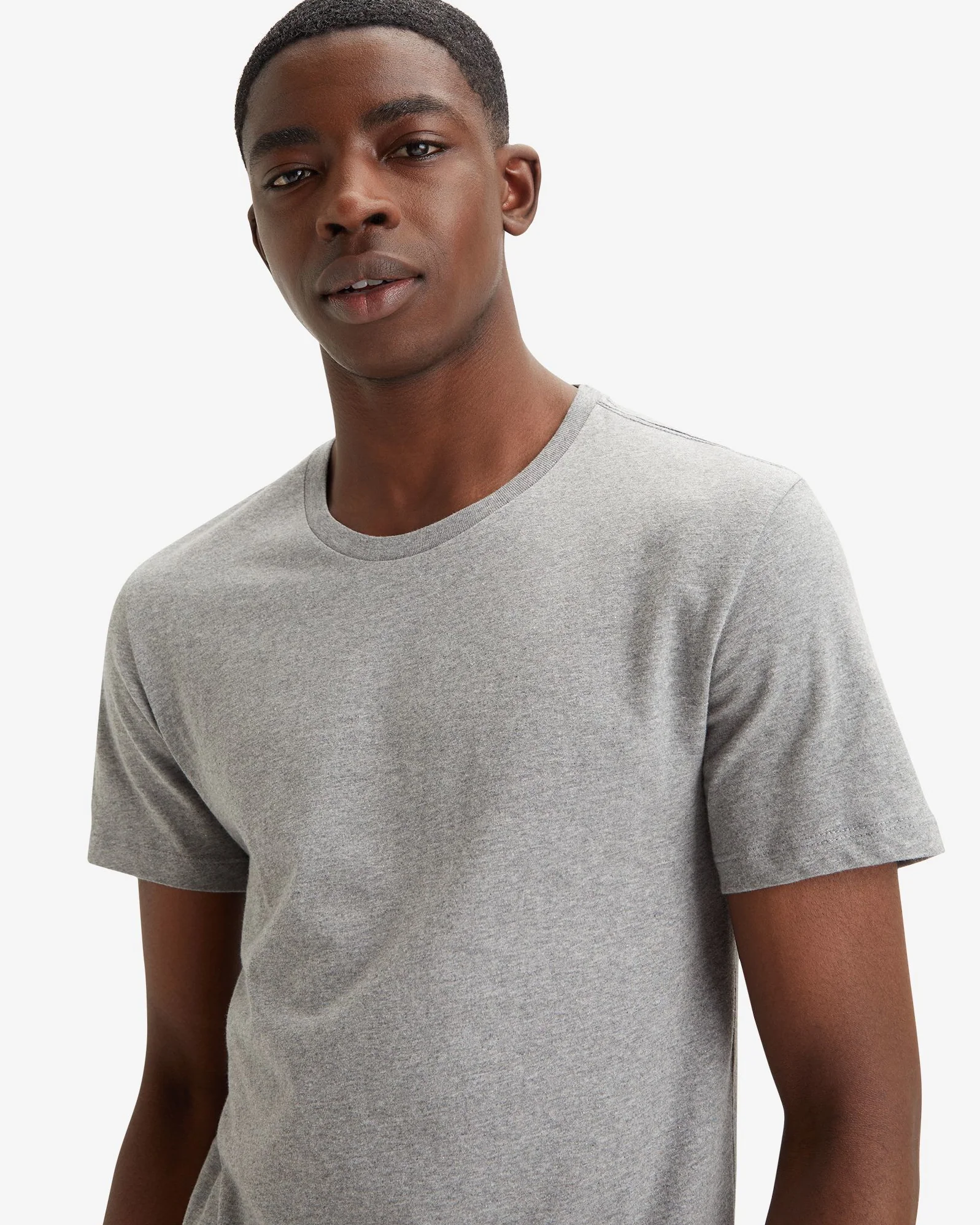 Levi's® Slim 2-Pack Crew Neck Tees - White / Medium Heather Grey - Image 8
