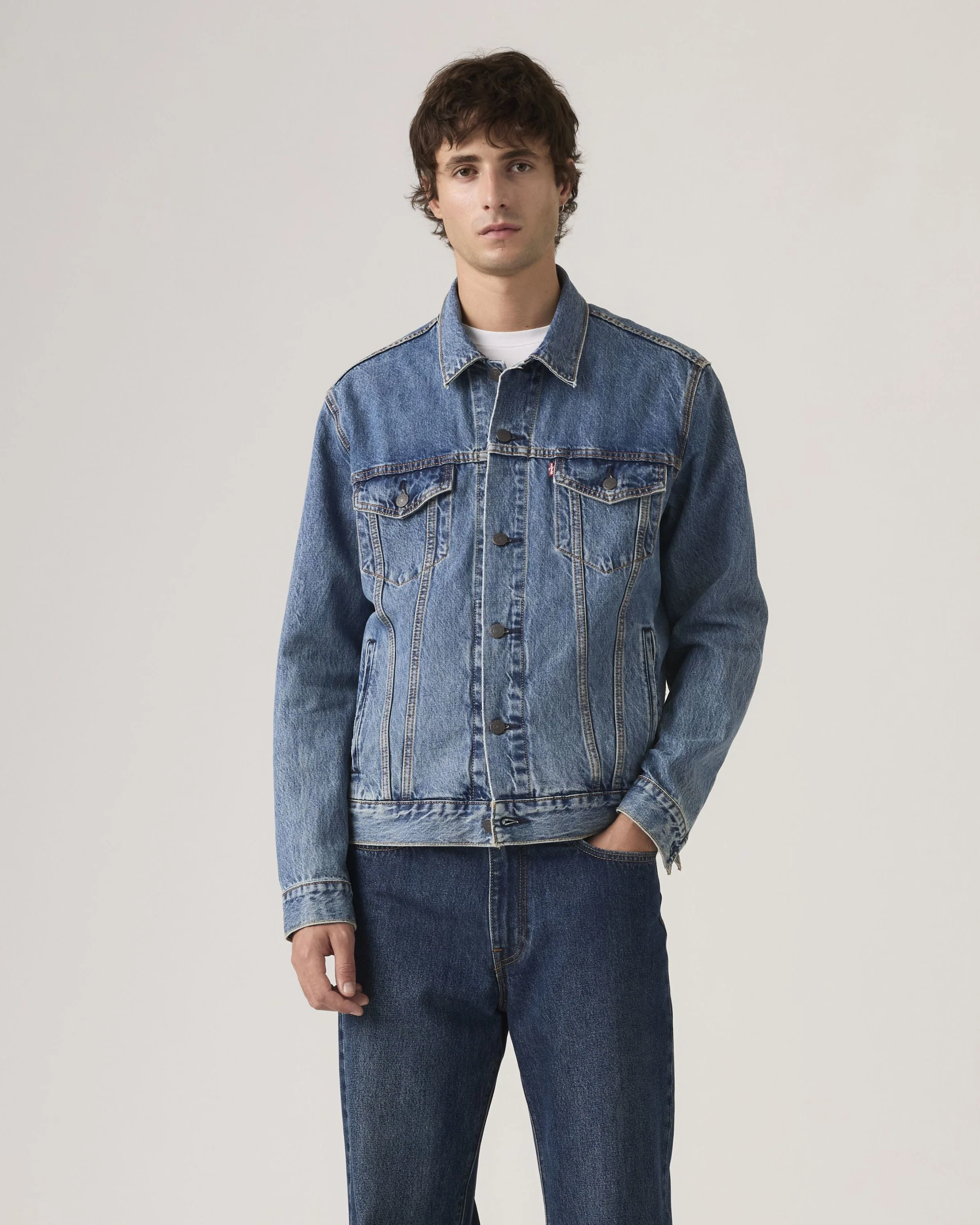 Levi's® Trucker Denim Jacket - Washed Away - Image 2
