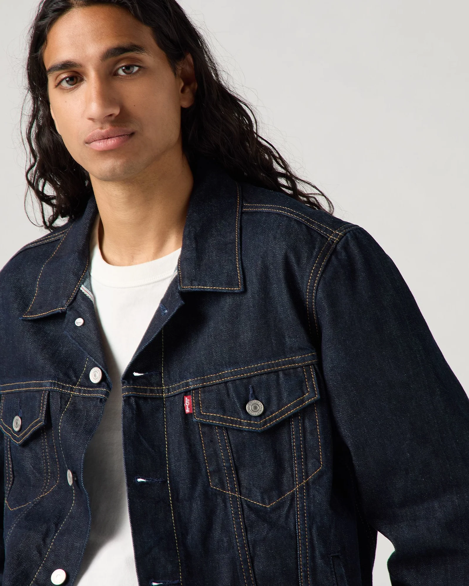 Levi's® Trucker Denim Jacket - Thriller Selvedge Resin Rinse - Image 2
