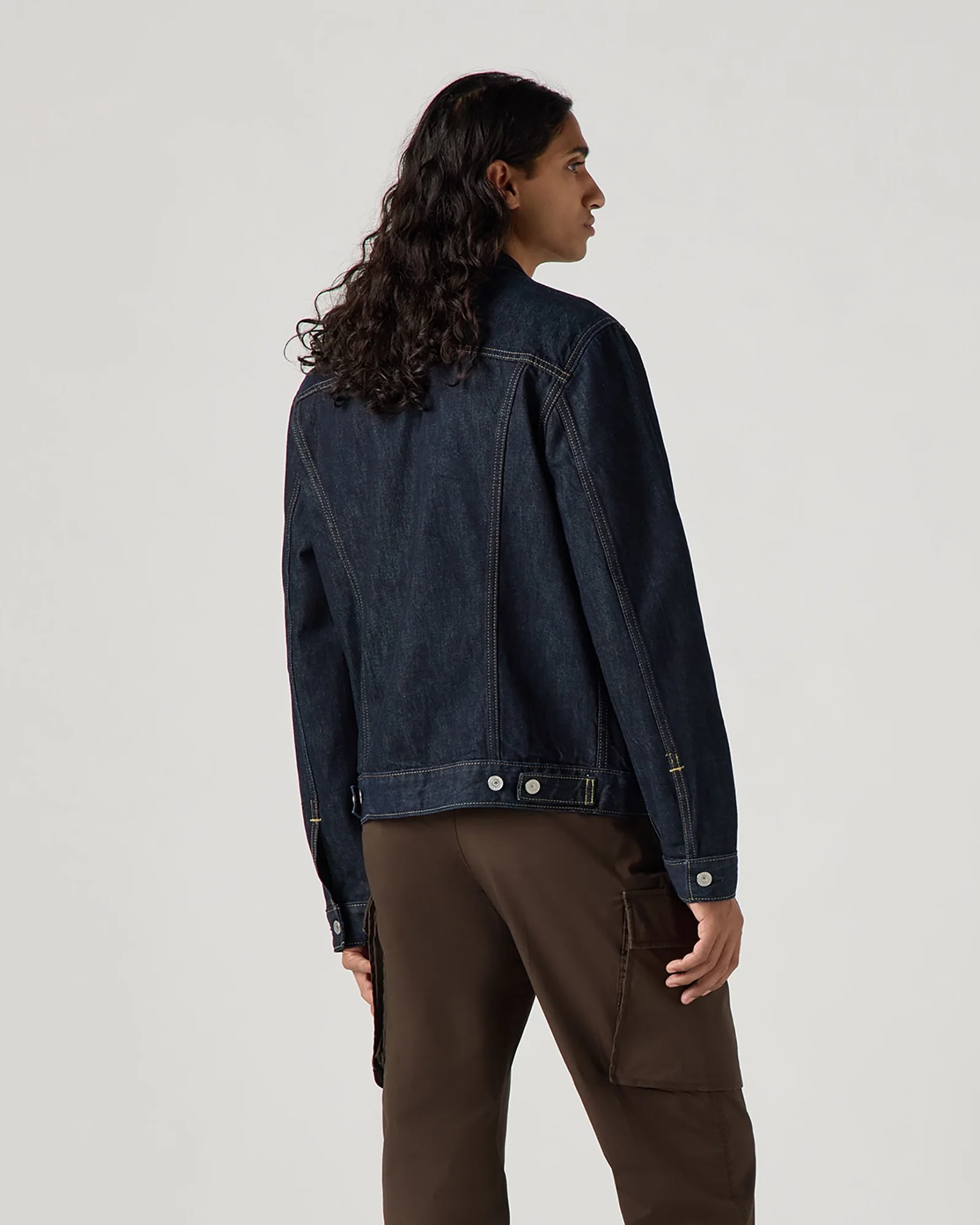 Levi's® Trucker Denim Jacket - Thriller Selvedge Resin Rinse - Image 4