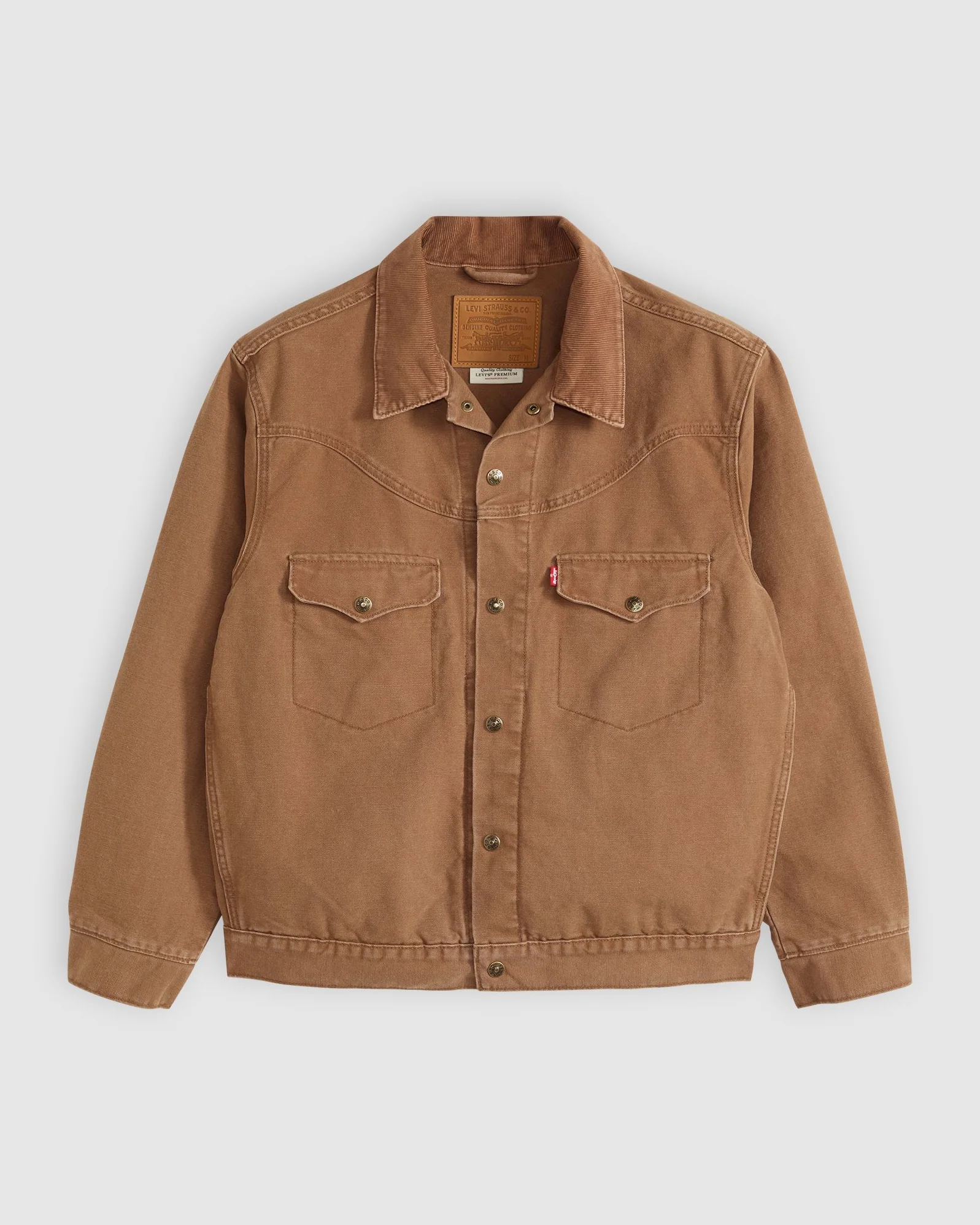 Levi's® Western Shorthorn Trucker Jacket - Bison - Image 6