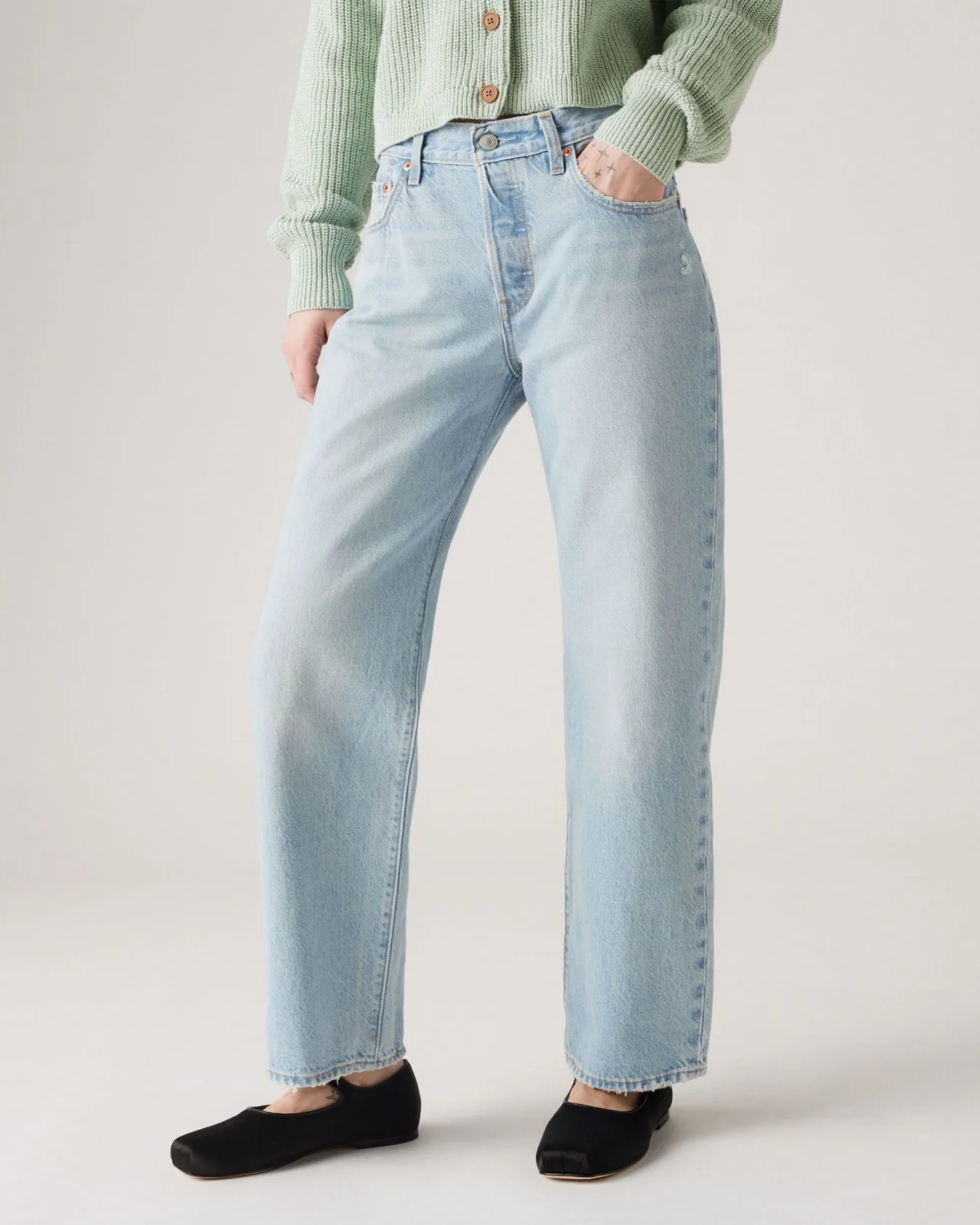Levi's® Womens 501 90's Ankle Relaxed Straight Fit Jeans - By Your Side