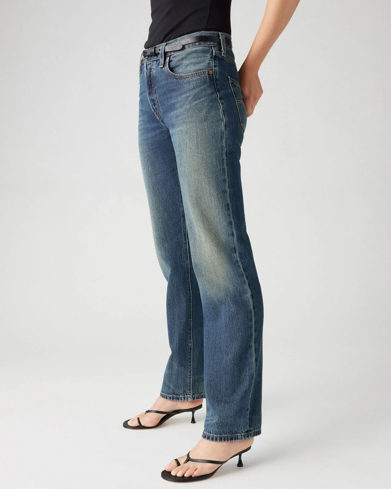 Levi's® Womens 501 90's Lightweight Relaxed Straight Fit Jeans - Bless The Rain