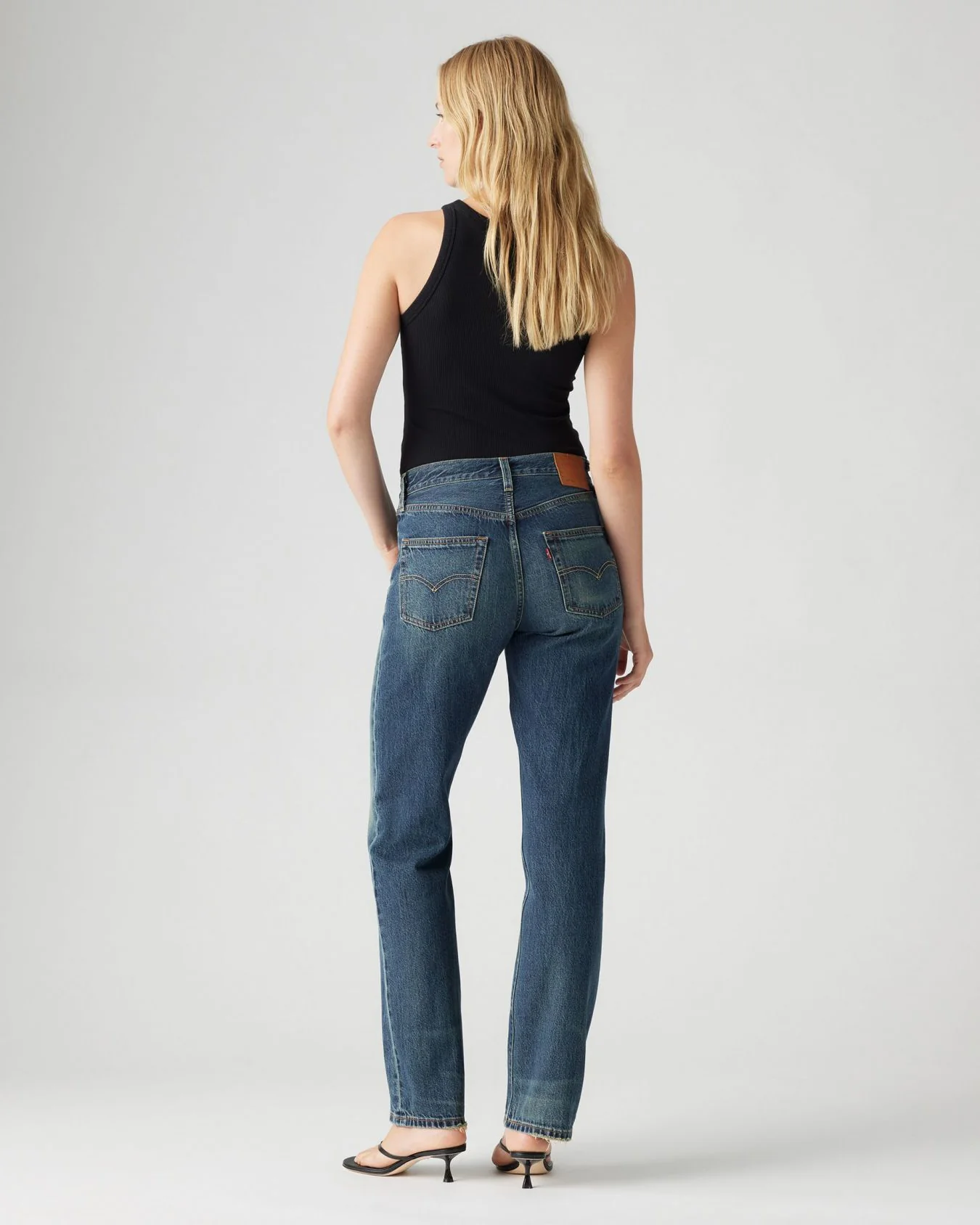 Levi's® Womens 501 90's Lightweight Relaxed Straight Fit Jeans - Bless The Rain - Image 6