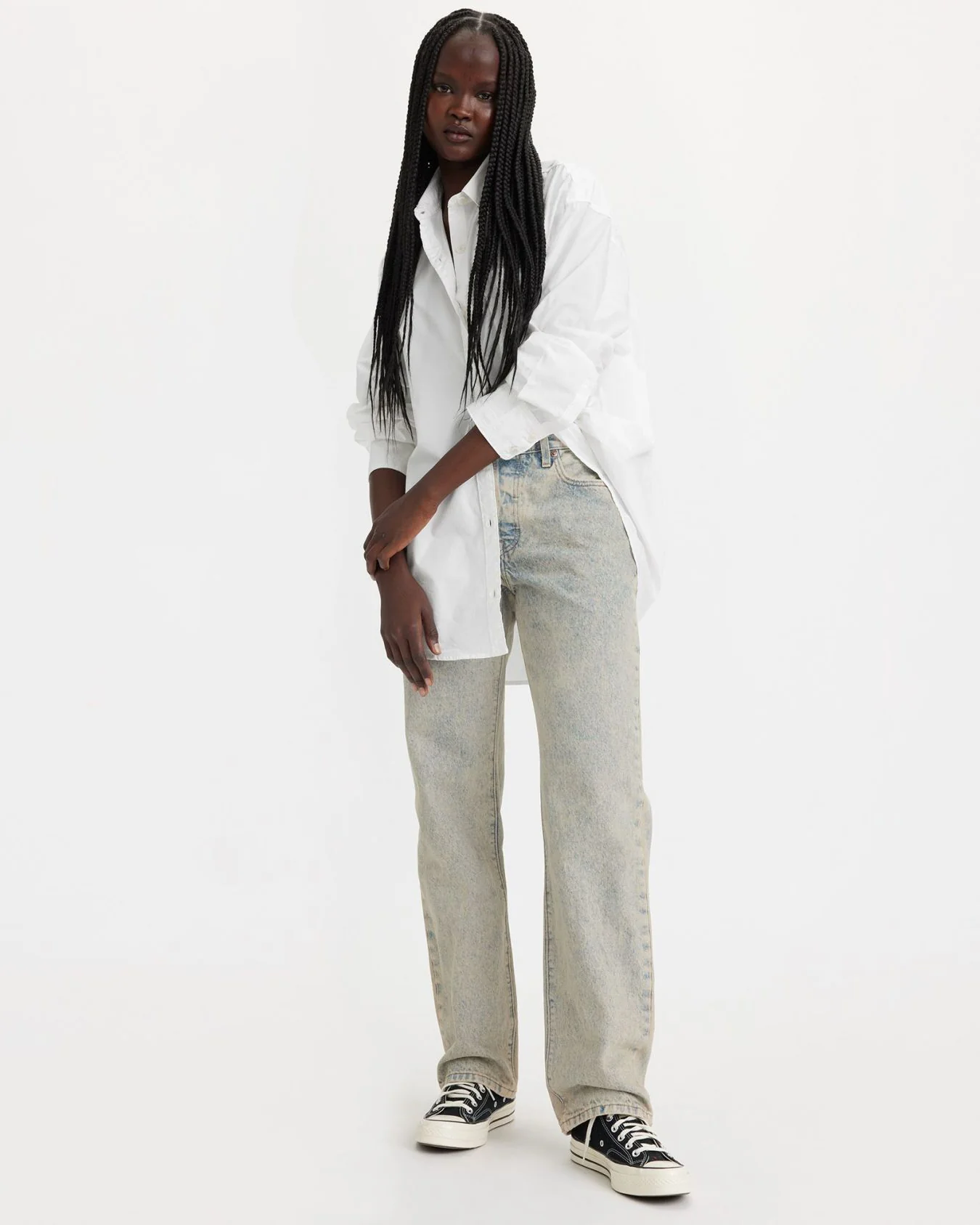 Levi's® Womens 501 90's Relaxed Straight Fit Jeans - Where's The Tint - Image 3