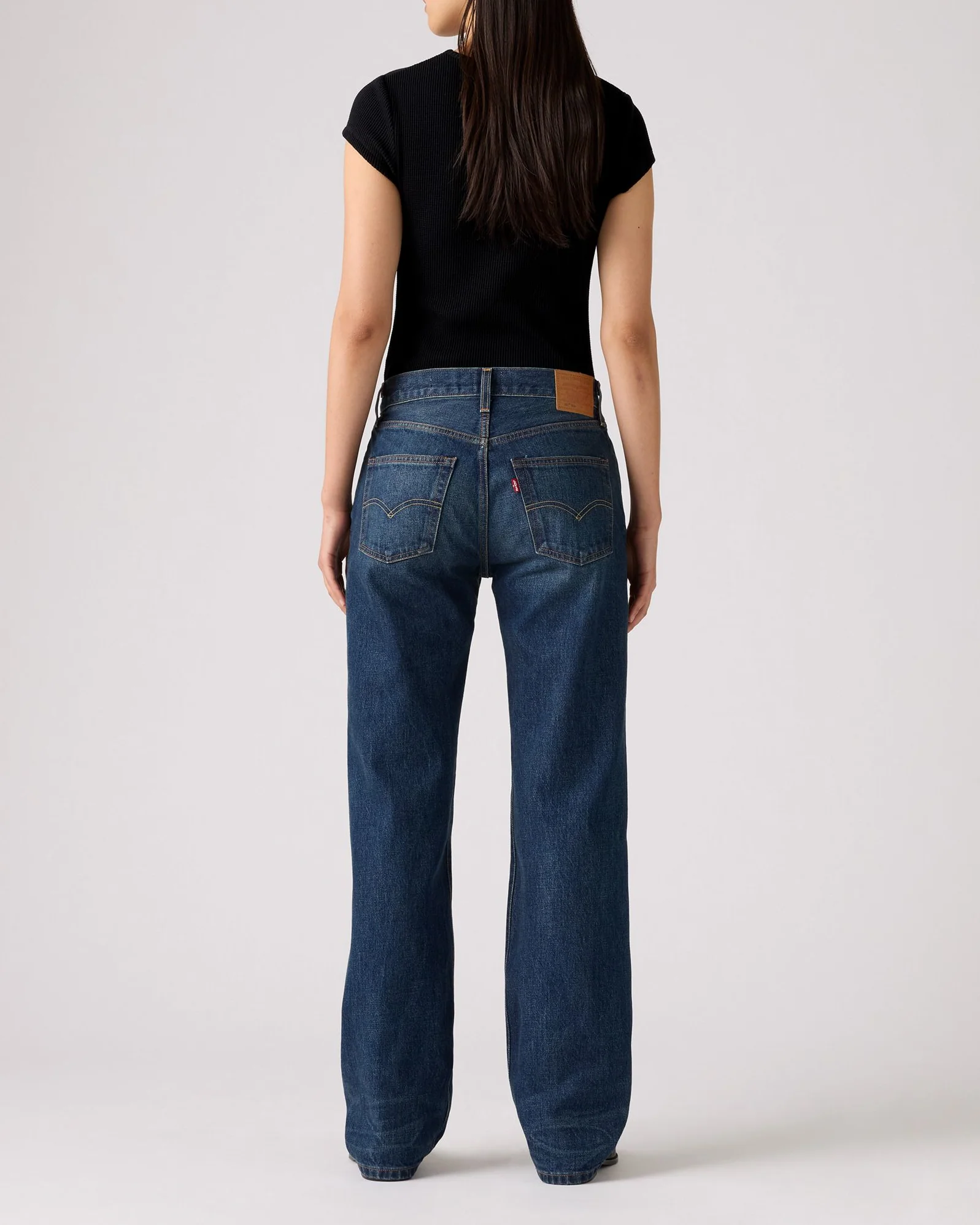 Levi's® Womens 501 90's Relaxed Straight Fit Selvedge Jeans - Educate In Arts - Image 6