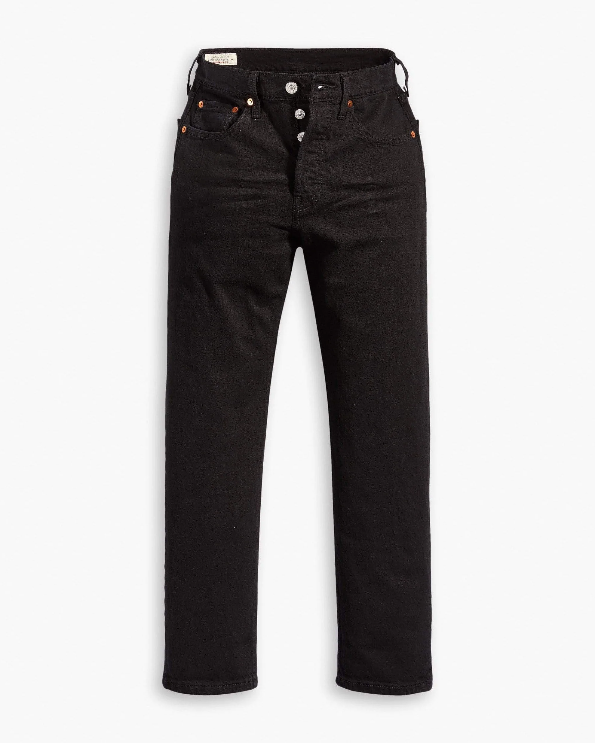 Levi's® Womens 501 Crop Jeans - Black Sprout - Image 4