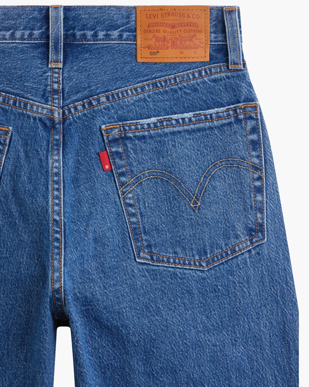 Levi's® Womens 501 Crop Jeans - Jazz Pop - Image 9