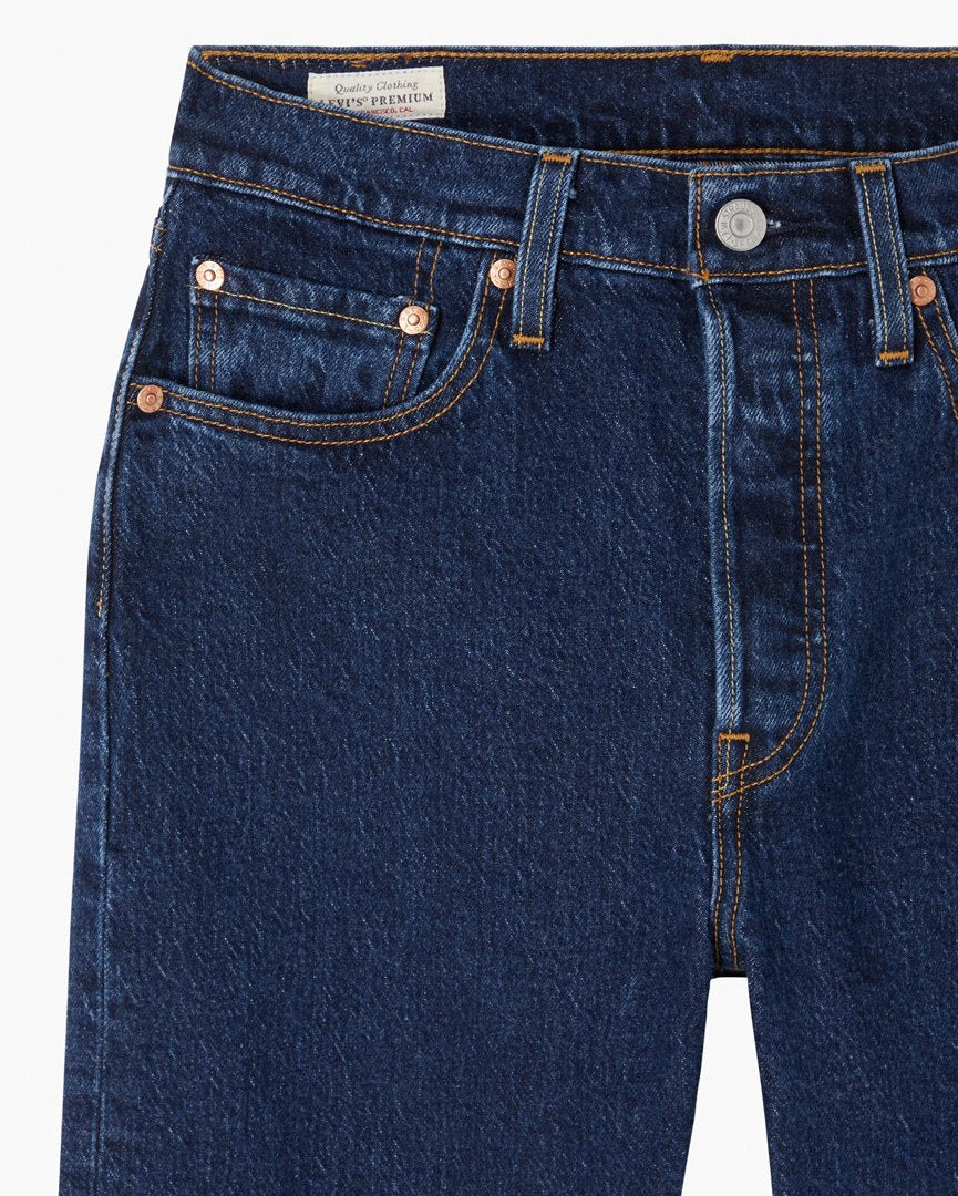 Levi's® Womens 501 Crop Jeans - Salsa Stonewash - Image 9