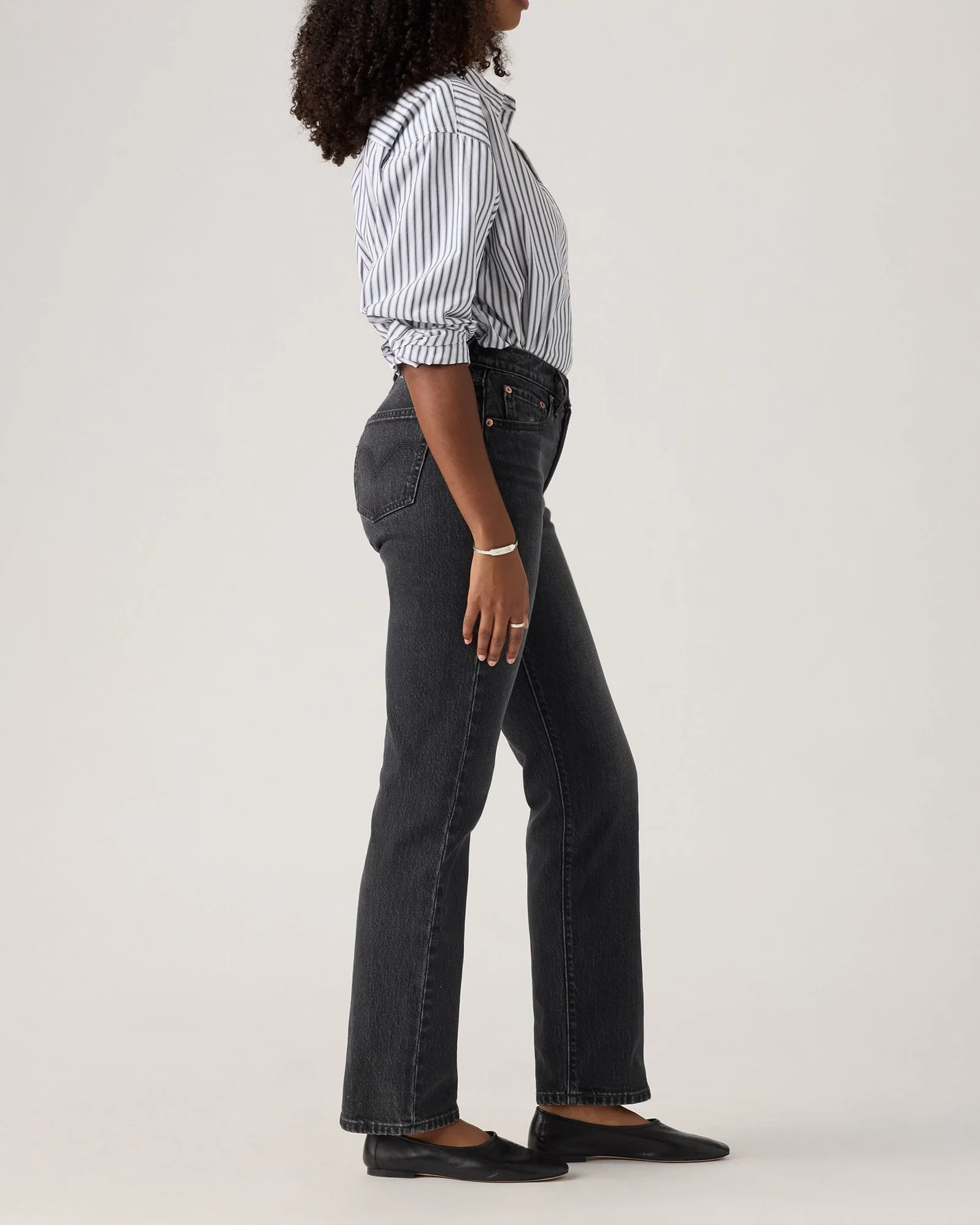 Levi's® Womens 501 Curve Straight Leg Jeans - Memories Of You - Image 5