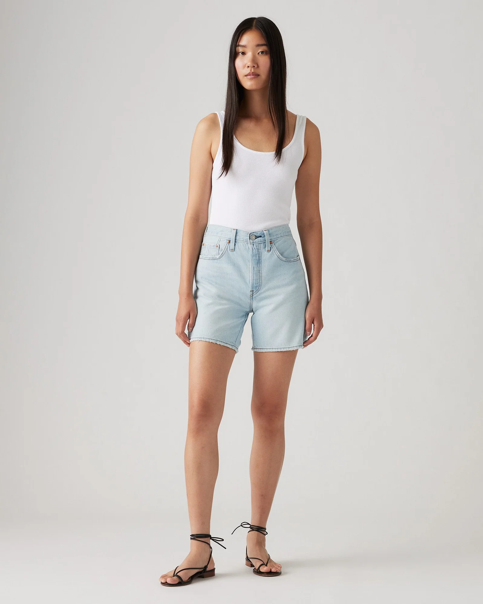 Levi's® Womens 501 Mid-Thigh Lightweight Shorts - Make Memorable - Image 3