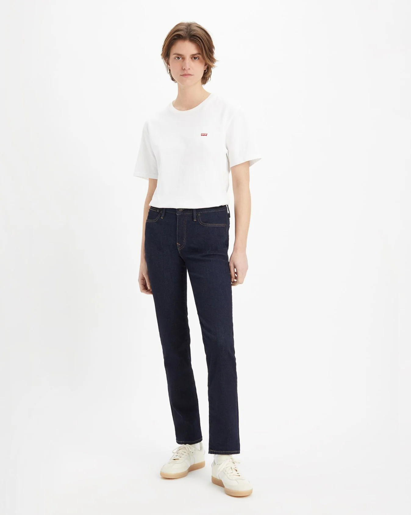 Levi's® Womens 712 Slim Welt Pocket Jeans - Blue Wave Rinse - Image 3