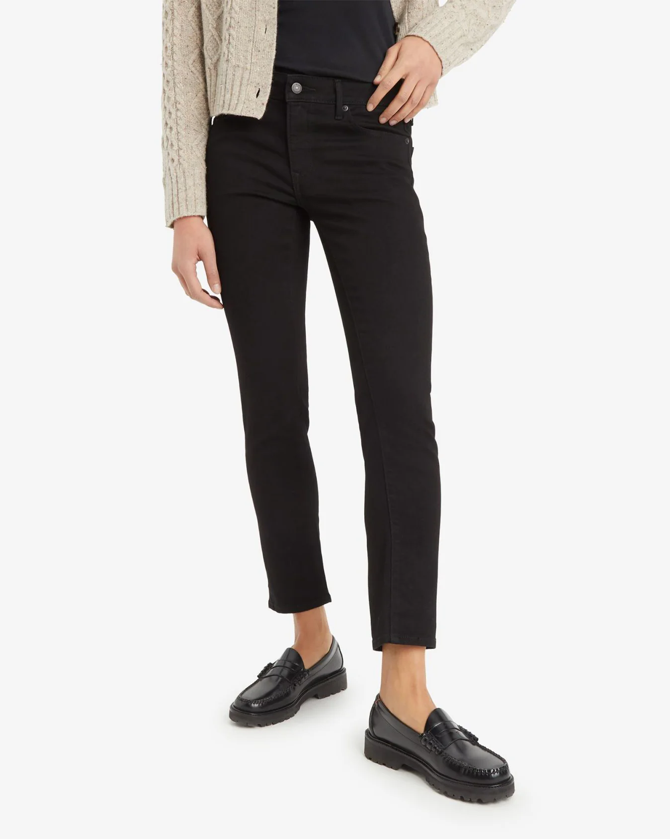 Levi's® Womens 712 Slim Welt Pocket Jeans - Midnight Gaze - Image 7