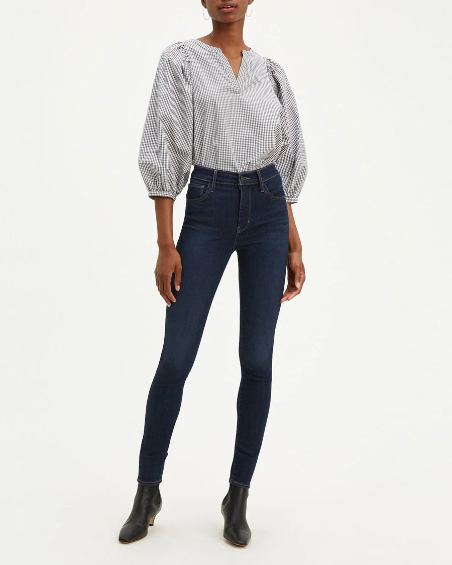 Levi's® Womens 720 High Rise Super Skinny Jeans - Deep Serenity - Image 3