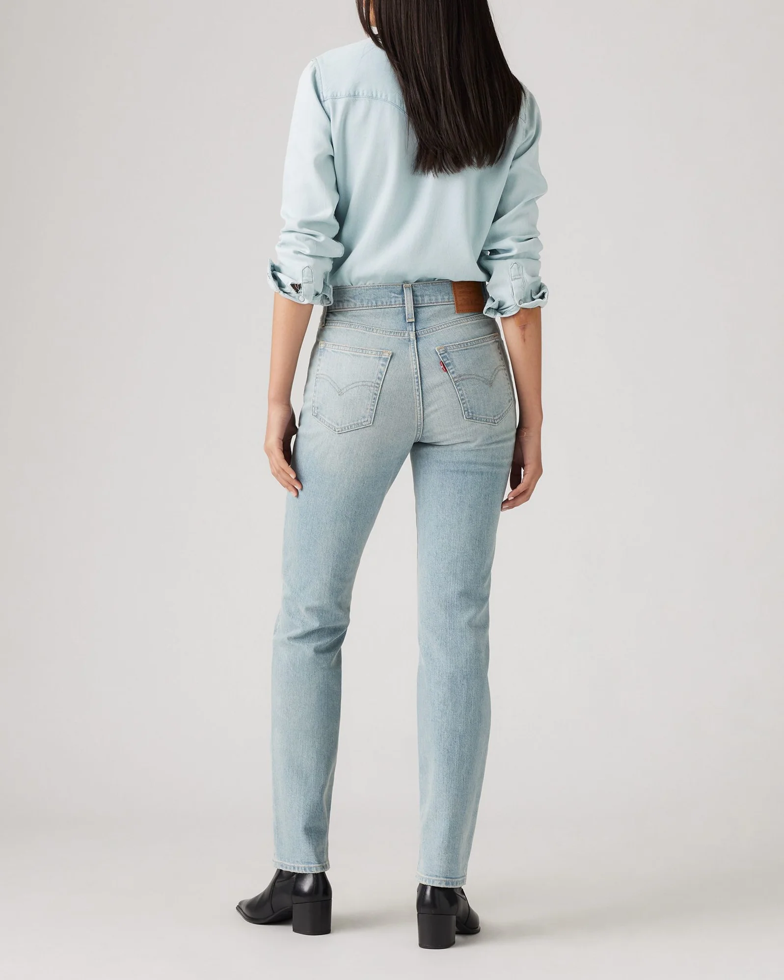 Levi's® Womens 724 High Rise Straight Leg Jeans - Headwinds Ahead - Image 3