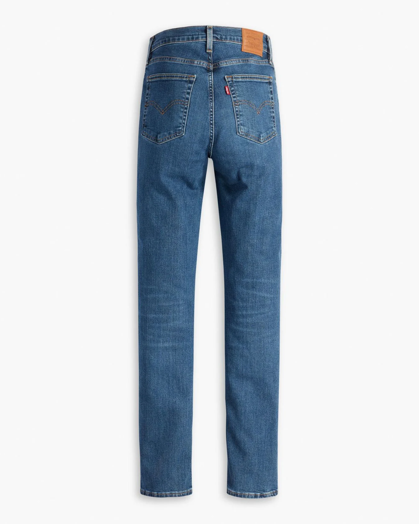 Levi's® Womens 724 High Rise Straight Leg Jeans - Blue Wave Mid - Image 8