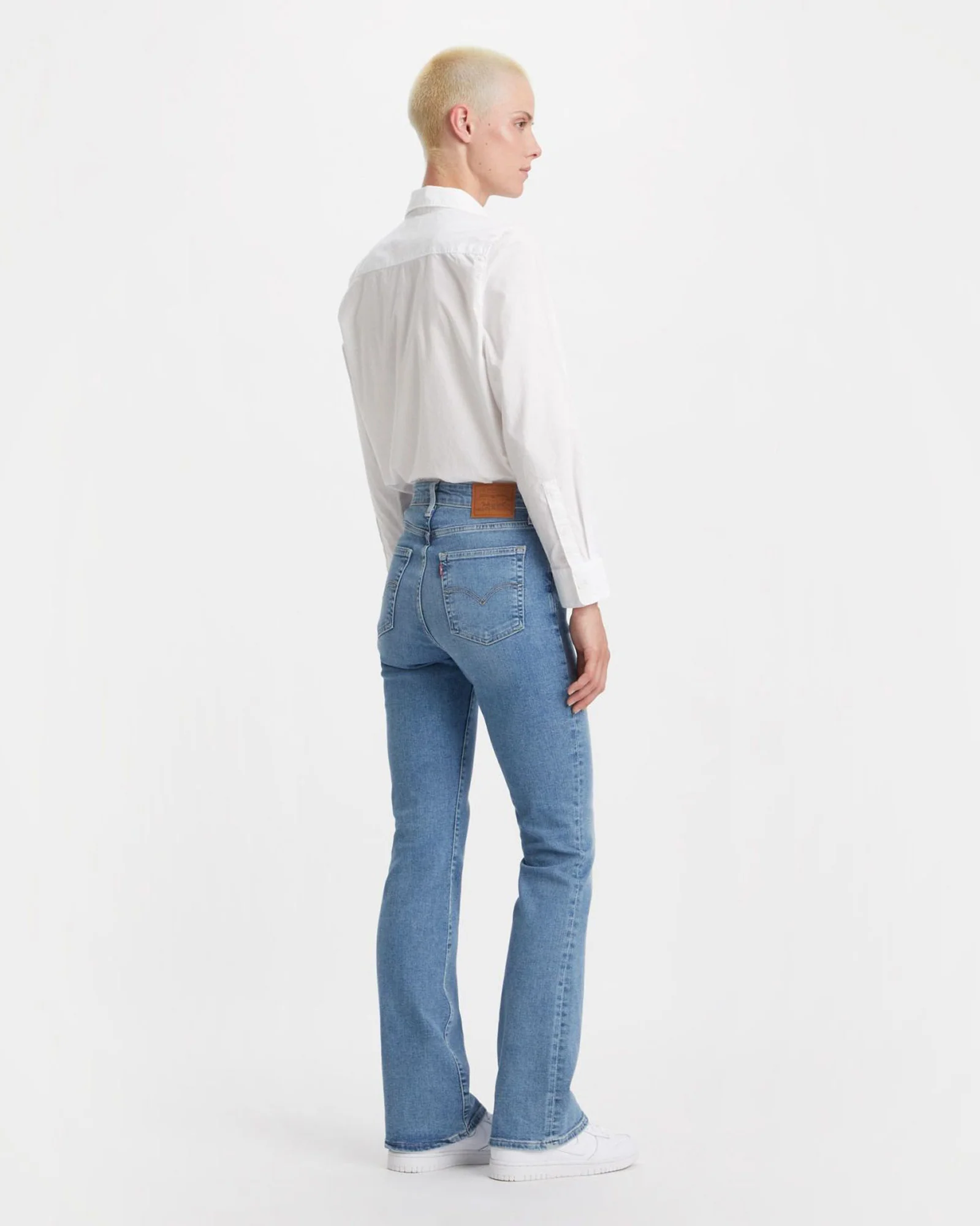 Levi's® Womens 725 High Rise Bootcut Jeans - Blue Wave Light - Image 4